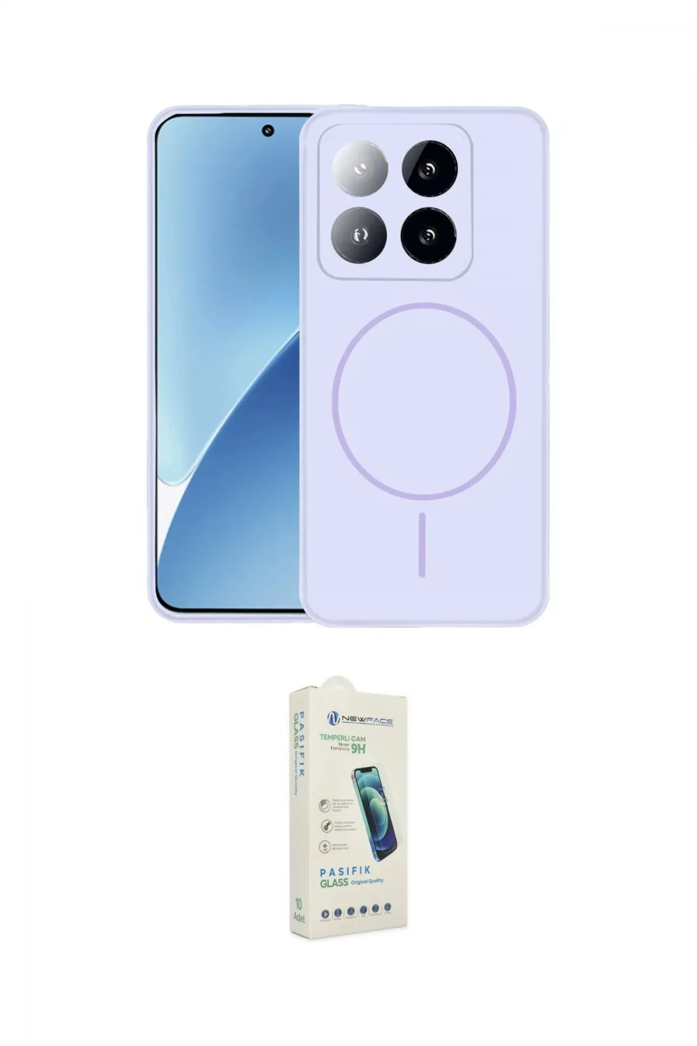 ieg™ Mi 14T Pro Kılıf Yankı Form Serisi - Şeffaf Pasifik Cam Ekran Koruyucu