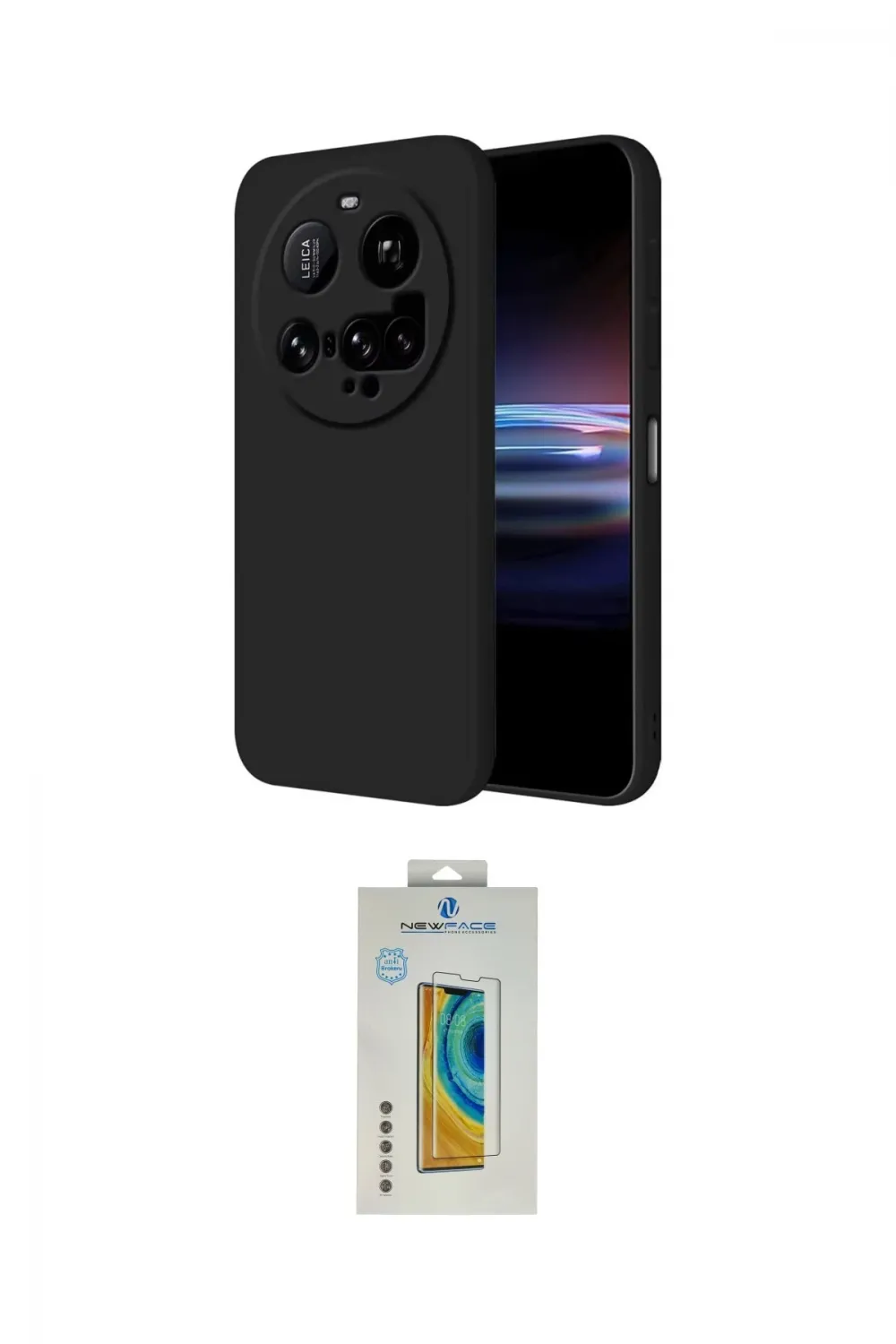 ieg™ Mi 15 Ultra Kılıf Ahenk Serisi - Siyah Polymer Nano Ekran Koruyucu