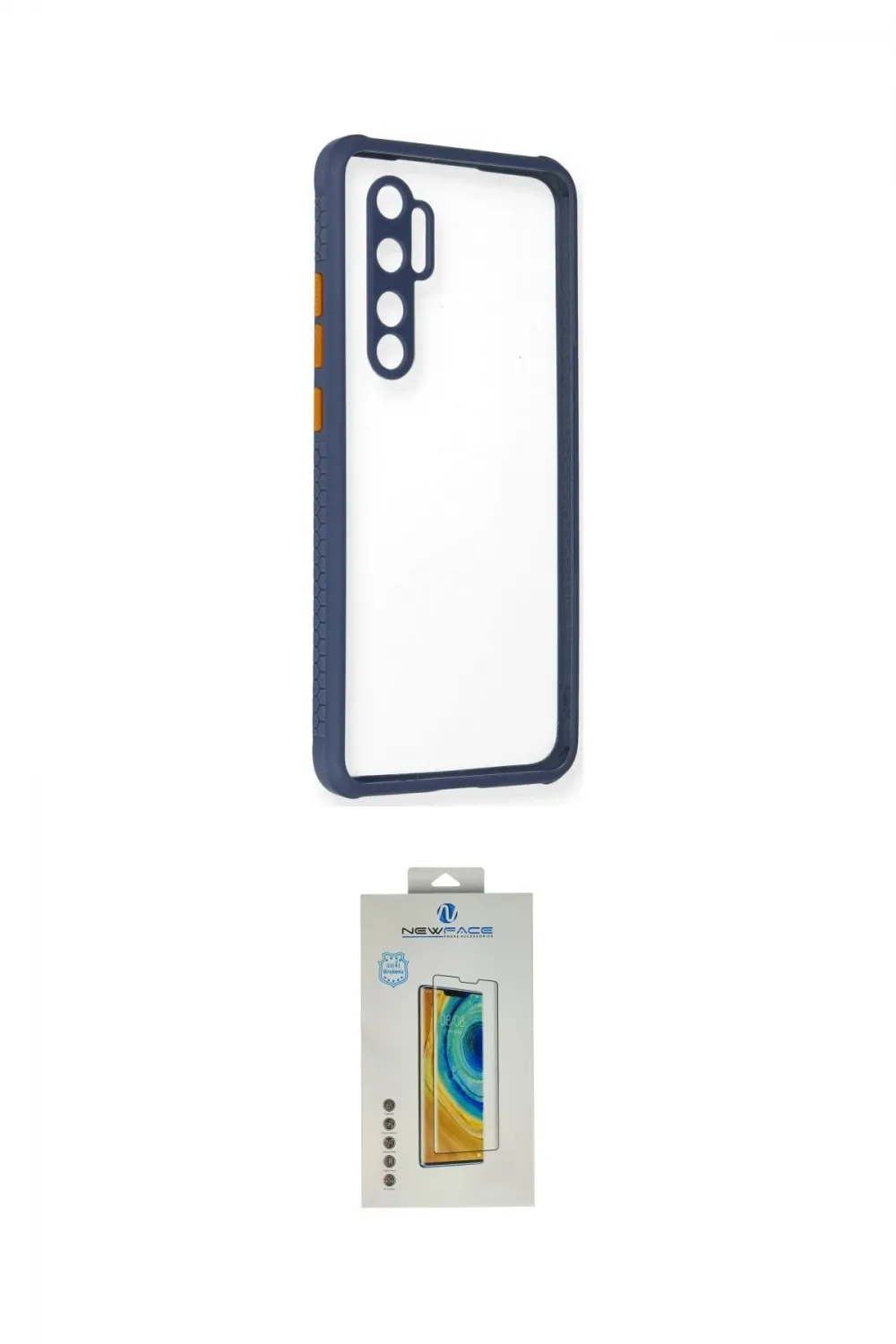 ieg™ Mi Note 10 Lite Kılıf Nova Asil Özel Seri - Şeffaf Polymer Nano Ekran Koruyucu