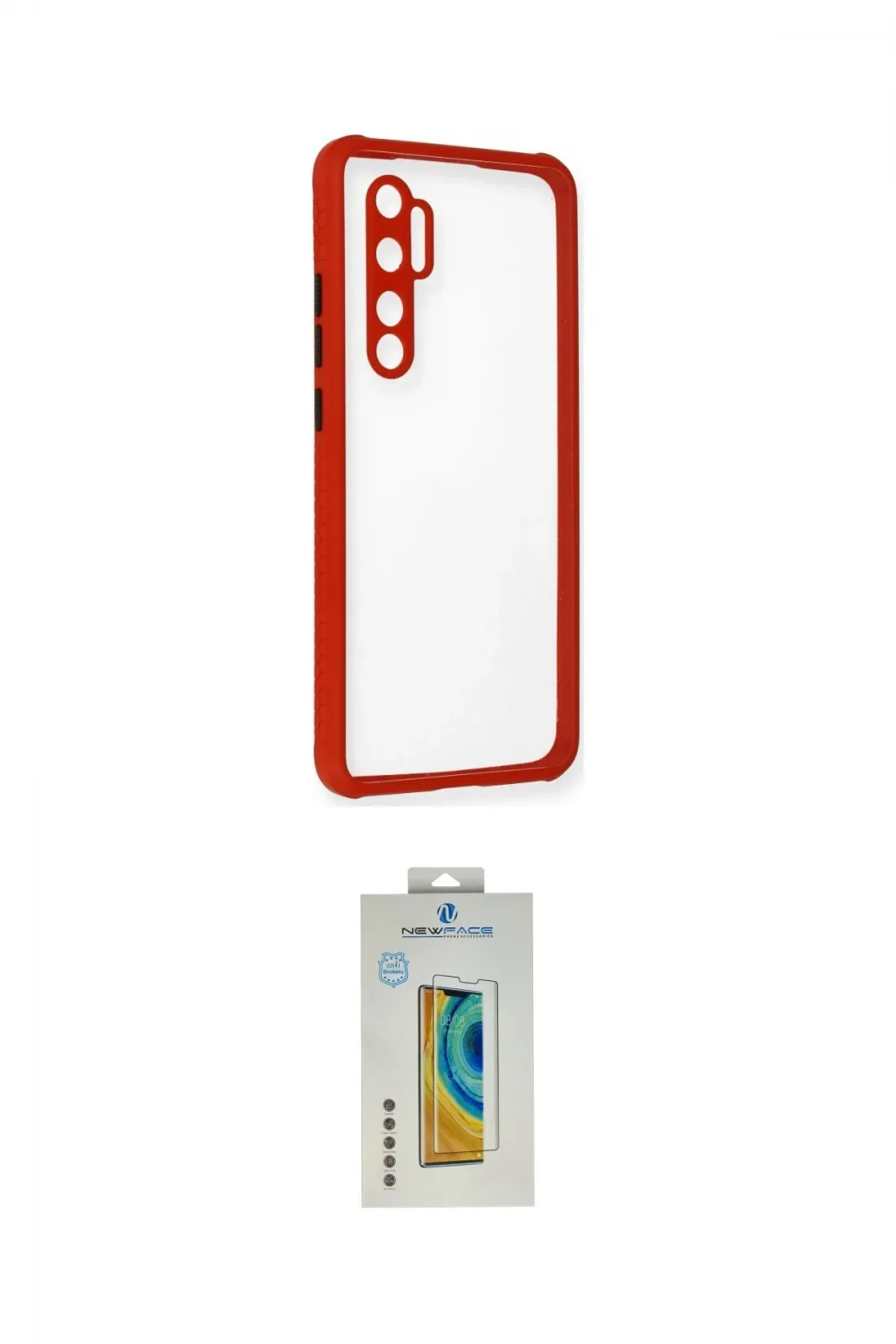 ieg™ Mi Note 10 Lite Kılıf Nova Asil Özel Seri - Şeffaf Polymer Nano Ekran Koruyucu