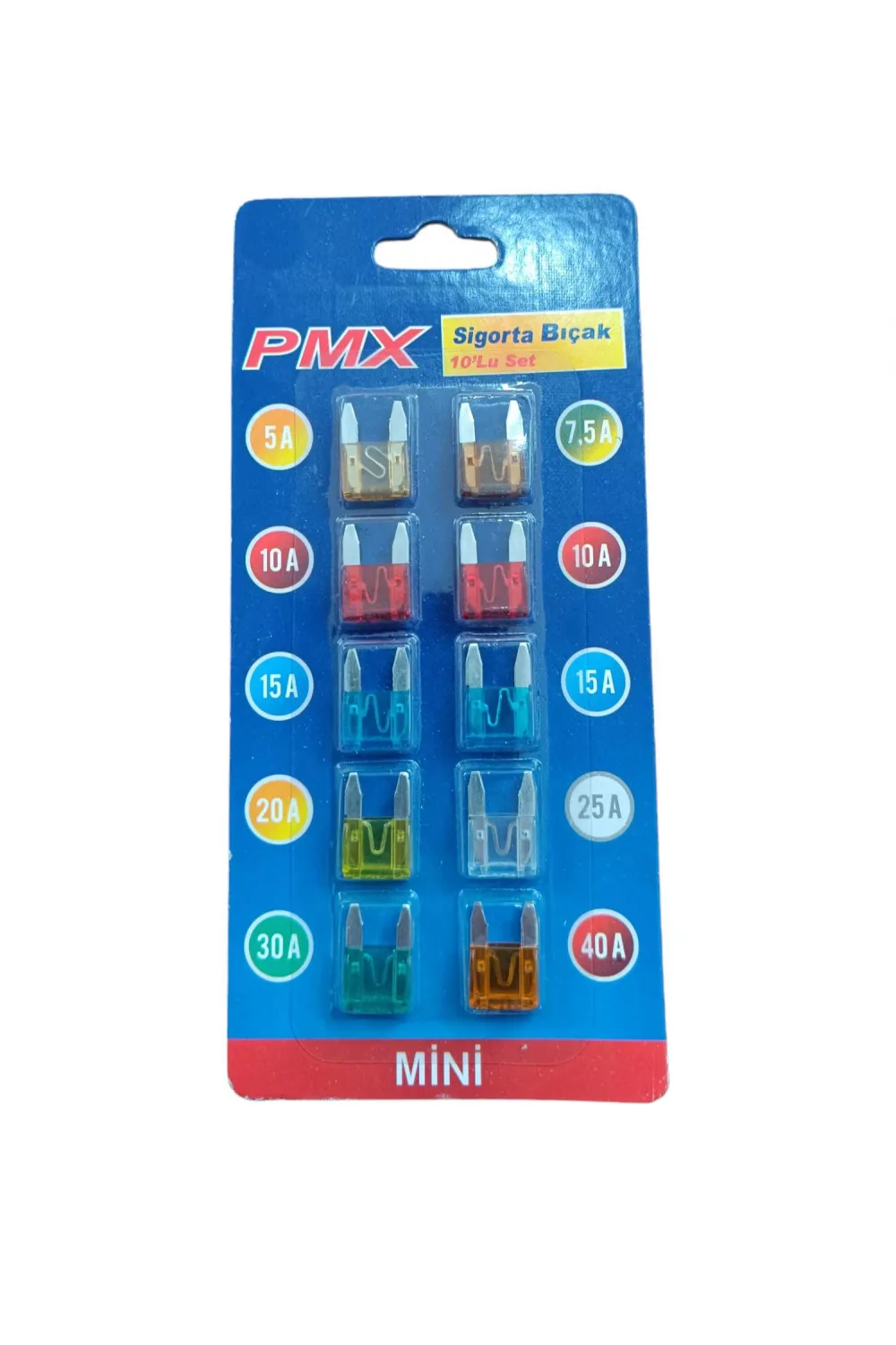 Mini Bıçak Sigorta 10lu Set