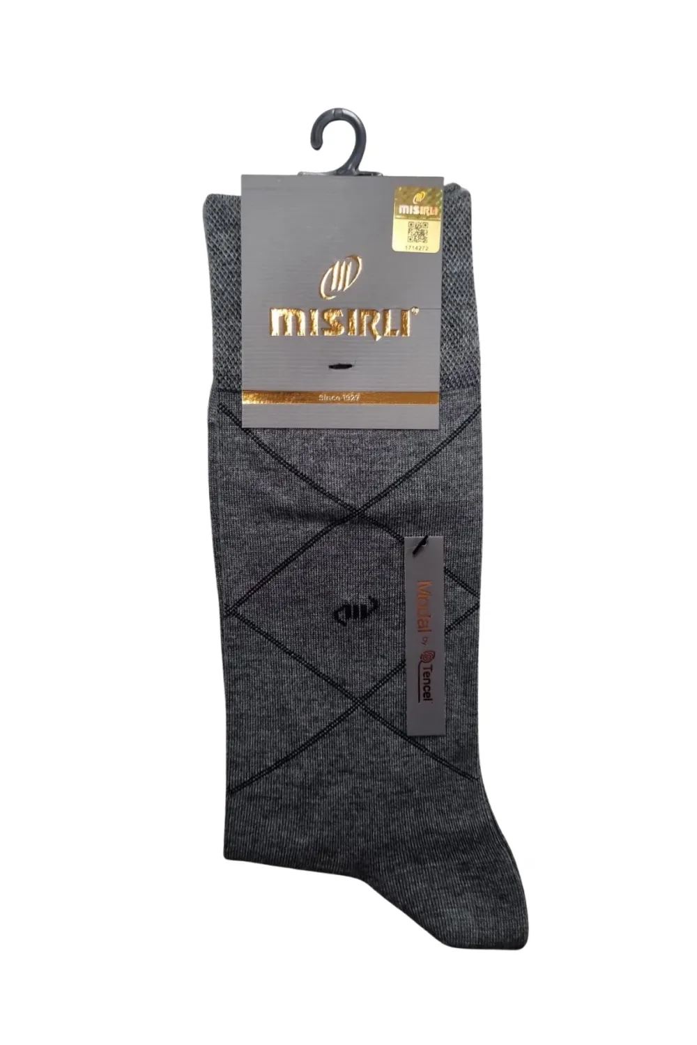 ieg™ Mısırlı 61052 Erkek Modal Tencel Desenli Soket Çorap