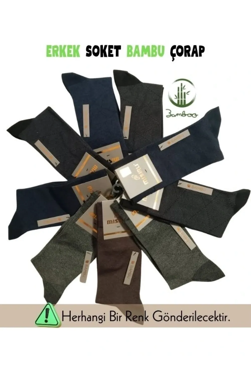 ieg™ Mısırlı 62005 Erkek Bambu Soket Çorap