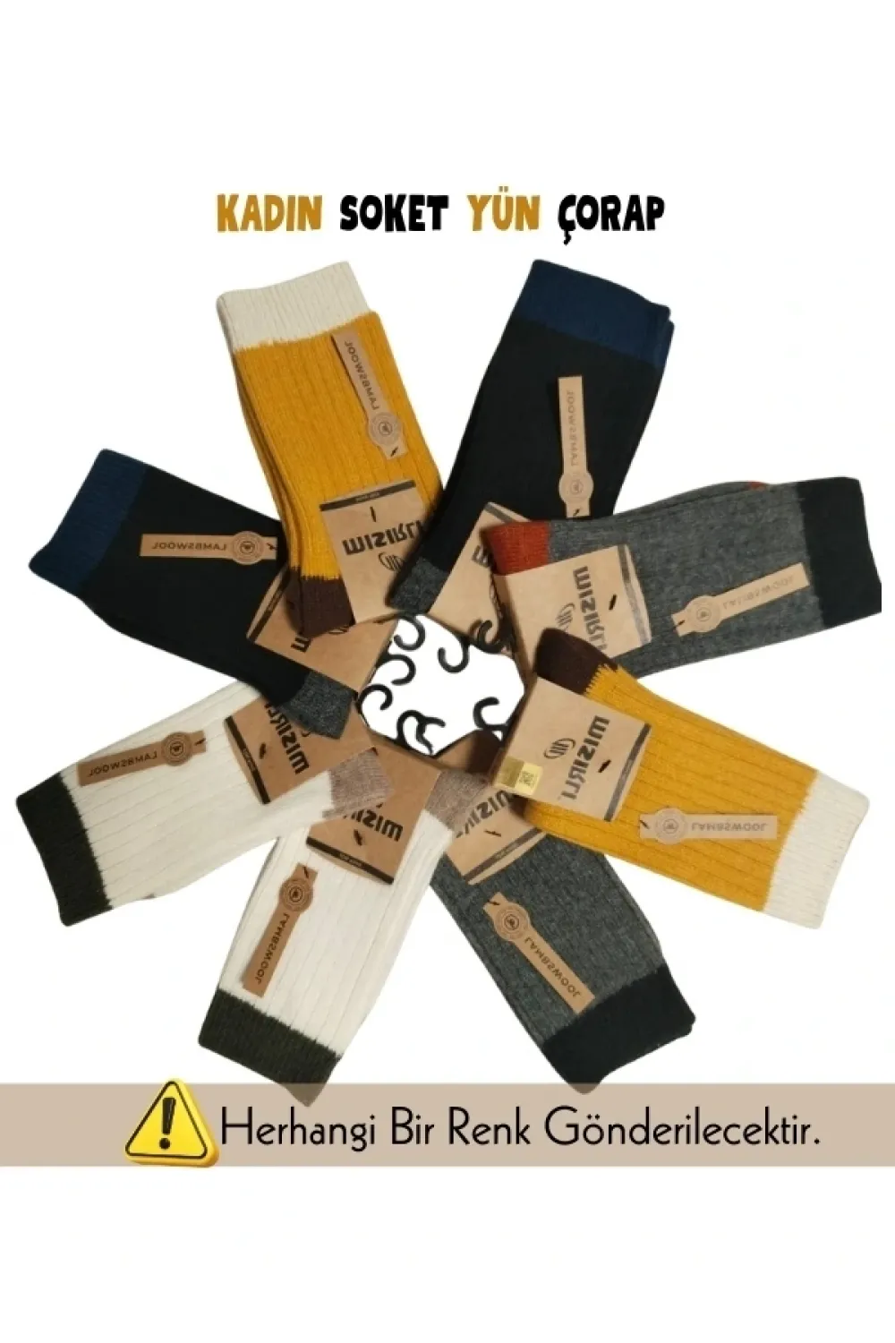 ieg™ Mısırlı 75001 Kadın Yün Soket Çorap