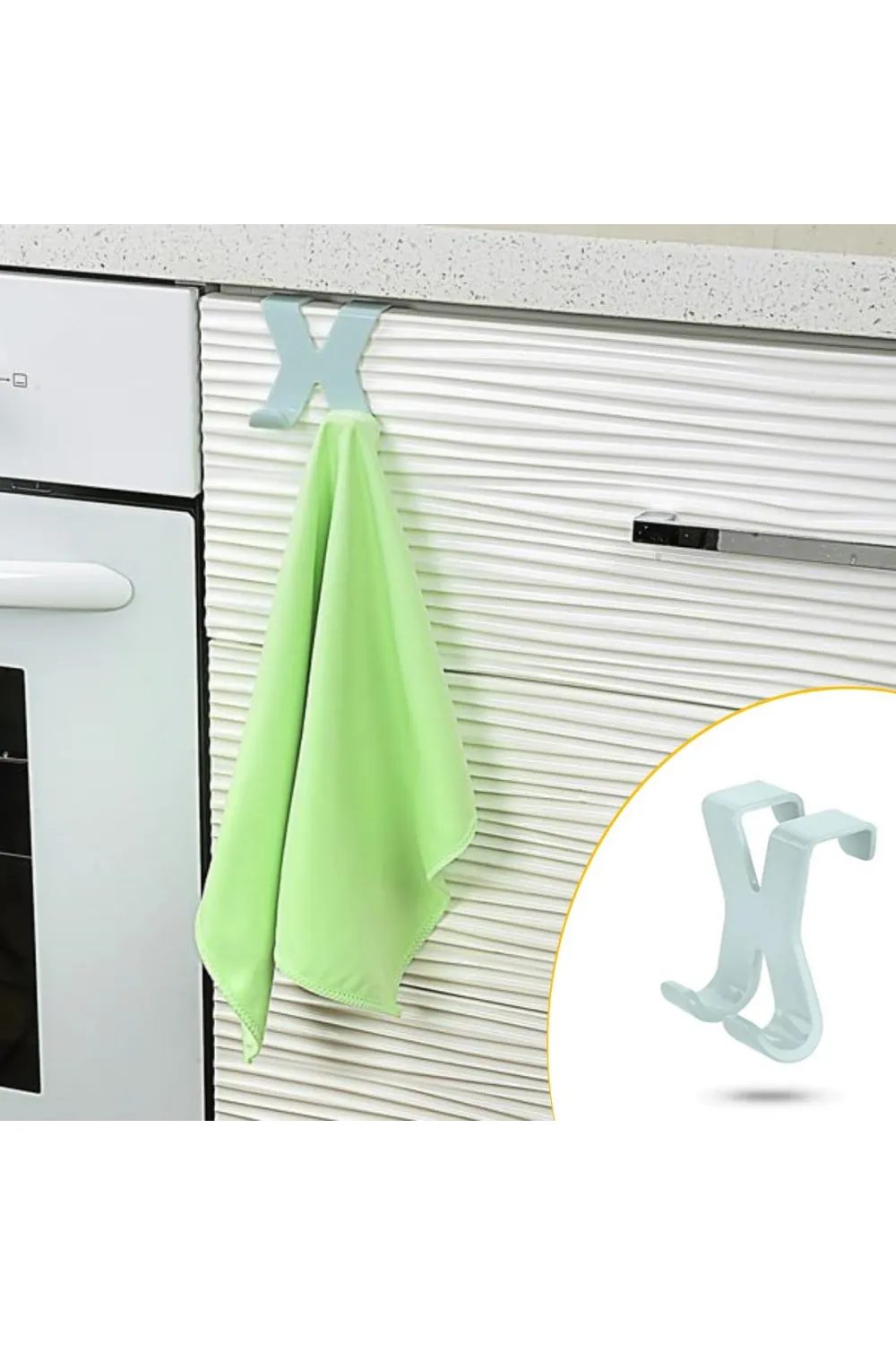 Mutfak Banyo Dolap Kapağına Takılan Meta Havlu Askılığı Aparatı