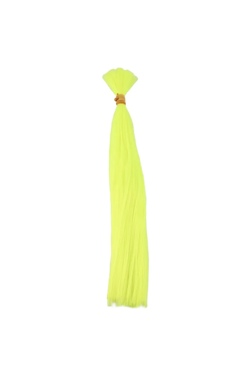 Neon Sarı Renkli Sentetik Boğum Saç - 1Kg