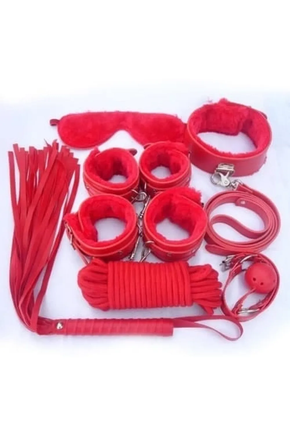 ieg™ Nıghtlıght 8014 Fantezi 7Li Kırbaç Ve Kelepçe Set