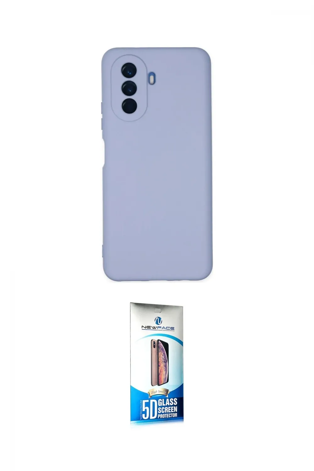 ieg™ Nova Y70 Kılıf Ahenk Serisi - Siyah 5D Eko Cam Ekran Koruyucu