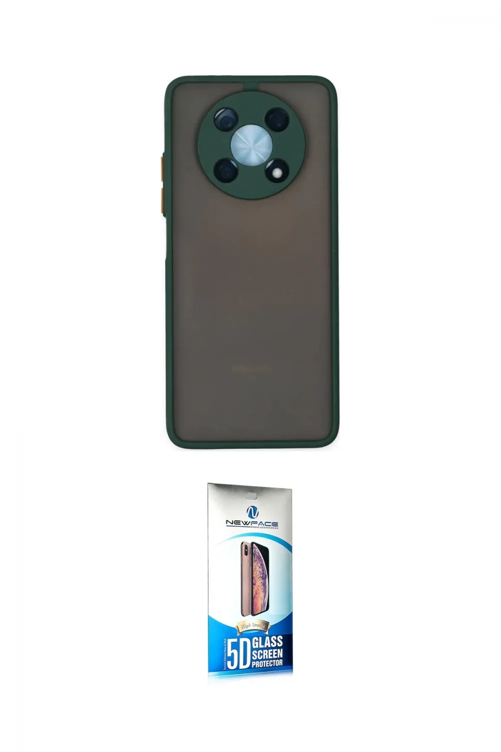 ieg™ Nova Y90 Kılıf Ahenk Çizgi Serisi - Siyah 5D Eko Cam Ekran Koruyucu