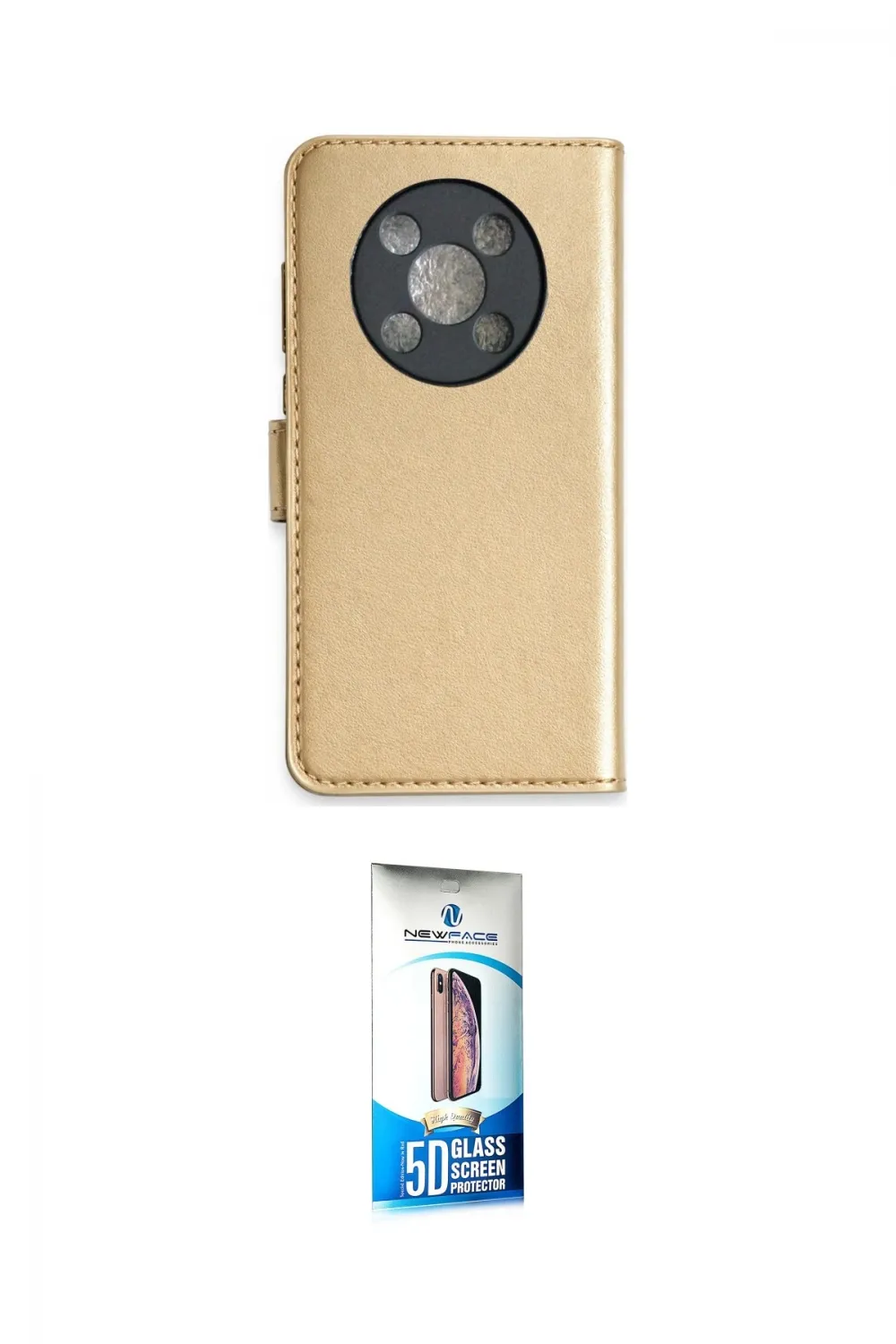 ieg™ Nova Y90 Kılıf Siluet Işık Serisi - Siyah 5D Eko Cam Ekran Koruyucu