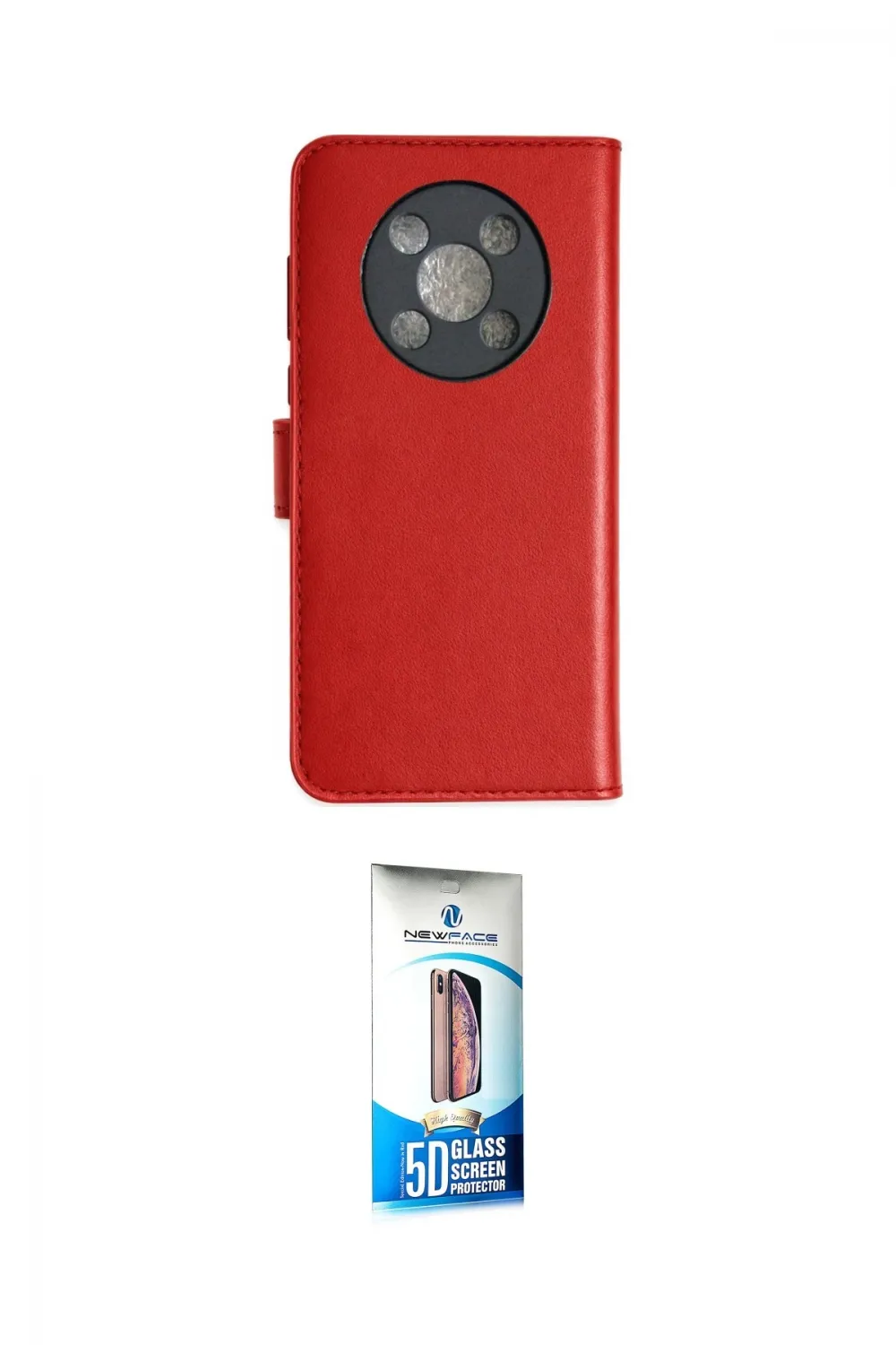 ieg™ Nova Y90 Kılıf Siluet Işık Serisi - Siyah 5D Eko Cam Ekran Koruyucu
