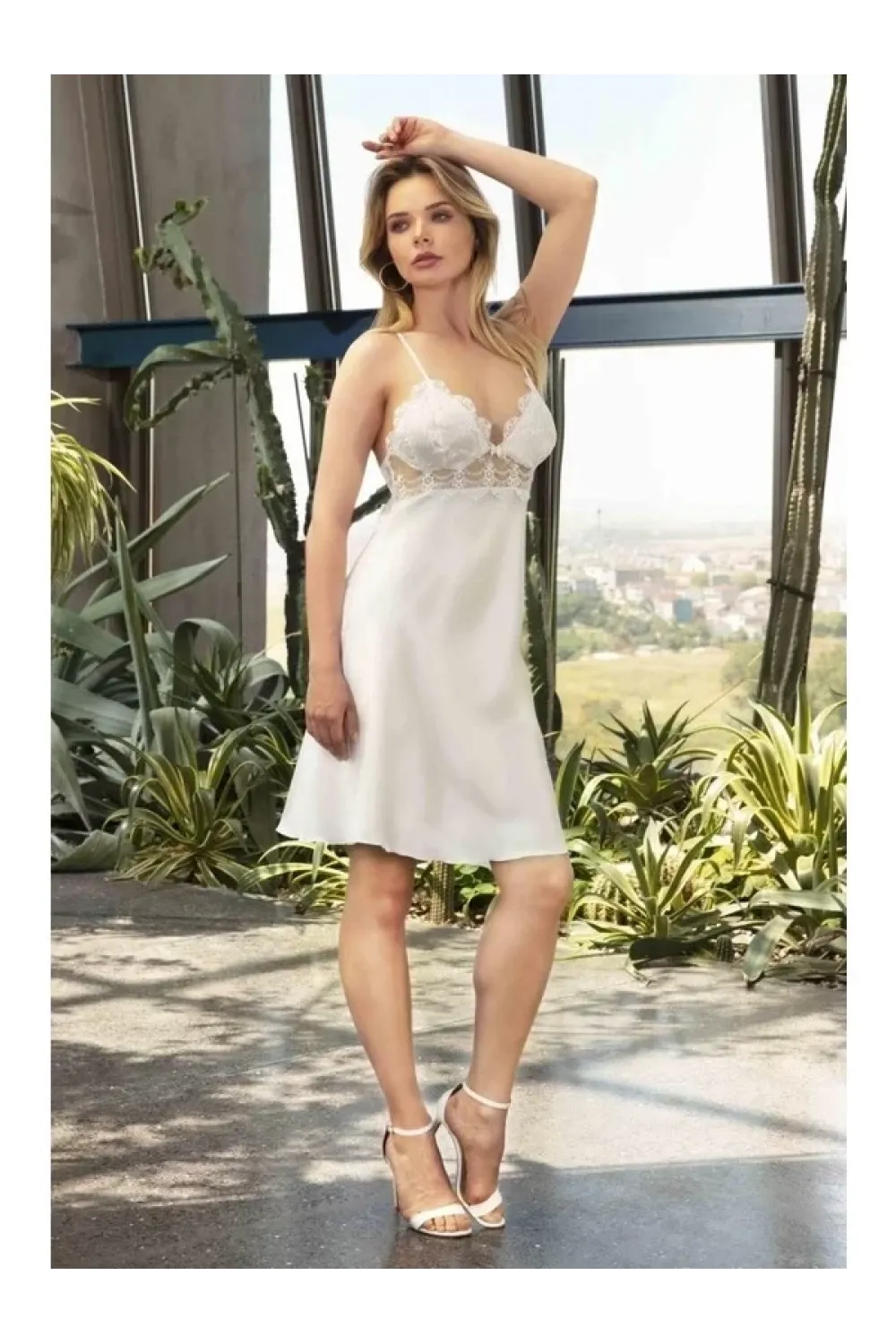 ieg™ Nurteks 5491 Bayan Saten Gecelik