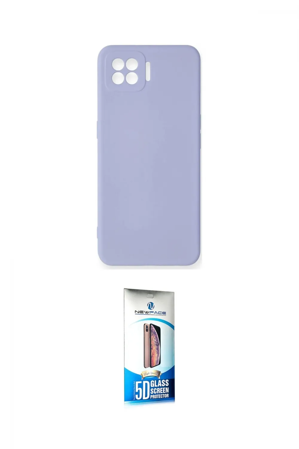 ieg™ Oppo A73 Kılıf Ahenk Serisi - Siyah 5D Eko Cam Ekran Koruyucu