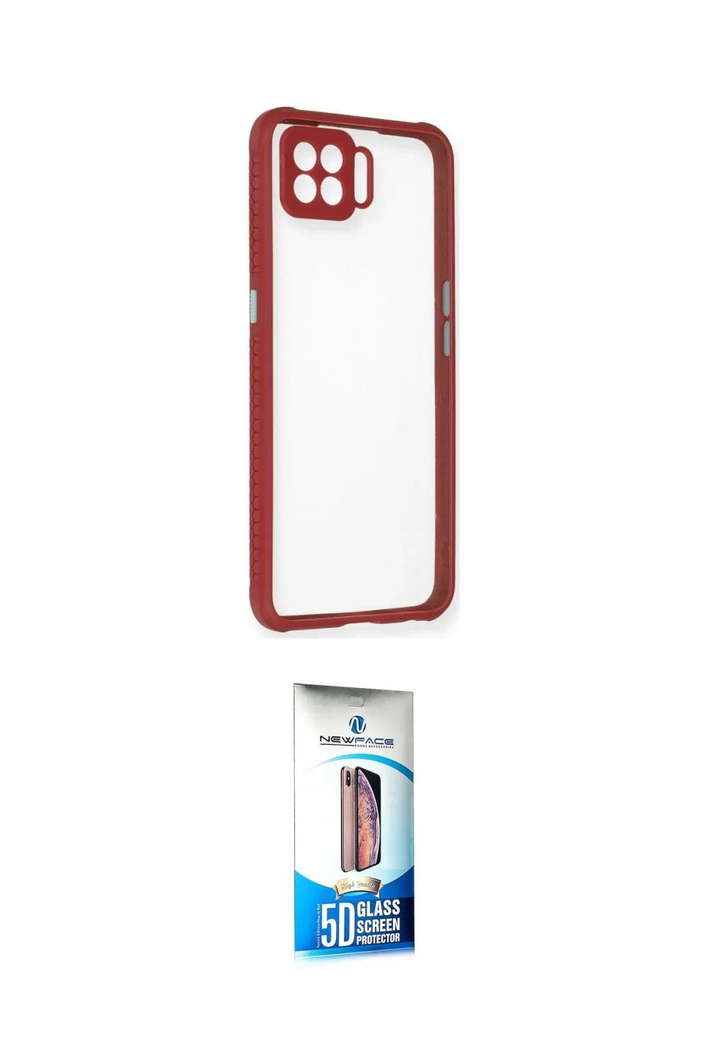 ieg™ Oppo A73 Kılıf Nova Asil Özel Seri - Siyah 5D Eko Cam Ekran Koruyucu