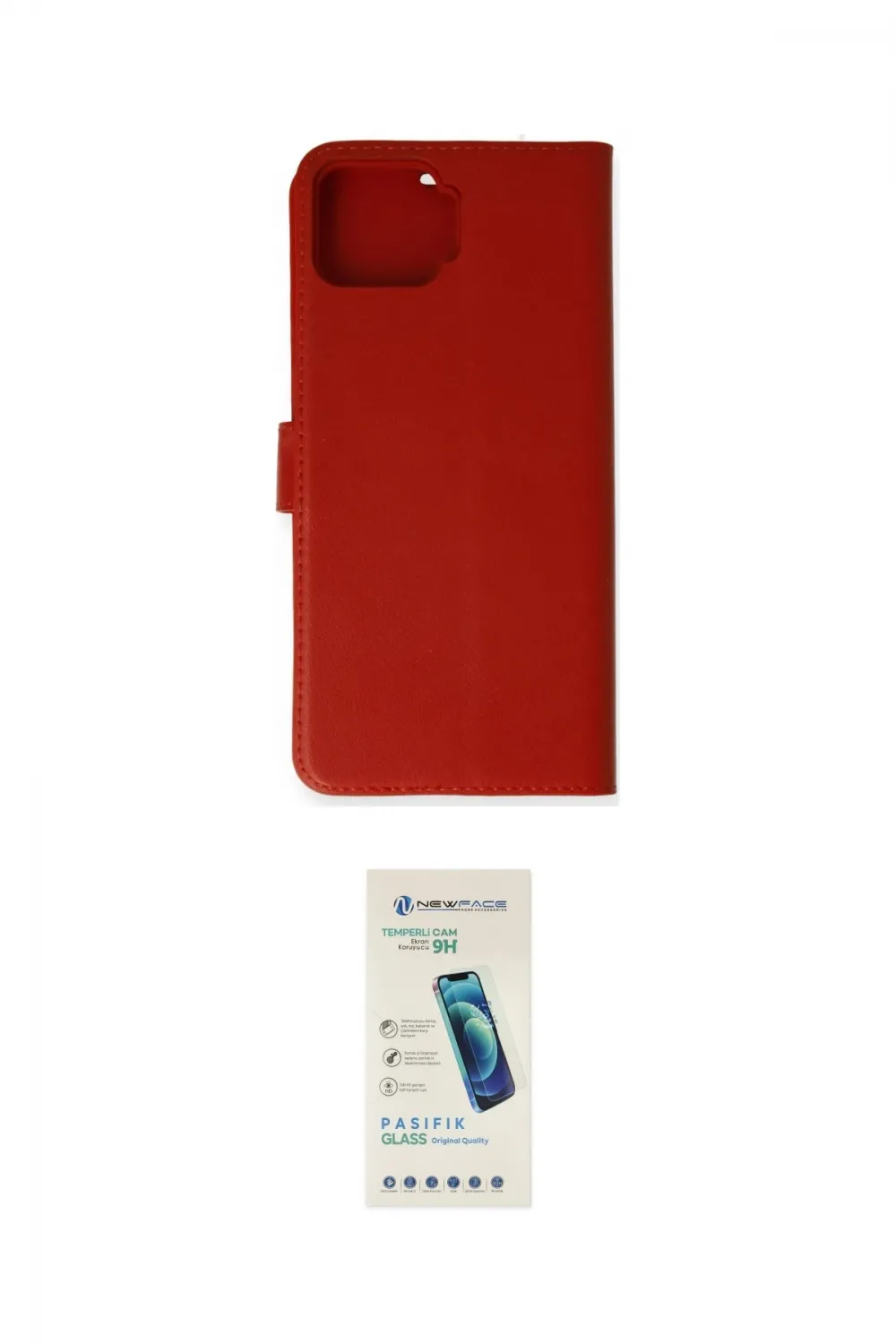 ieg™ Oppo A73 Kılıf Siluet Işık Serisi - Şeffaf Pasifik Cam Ekran Koruyucu