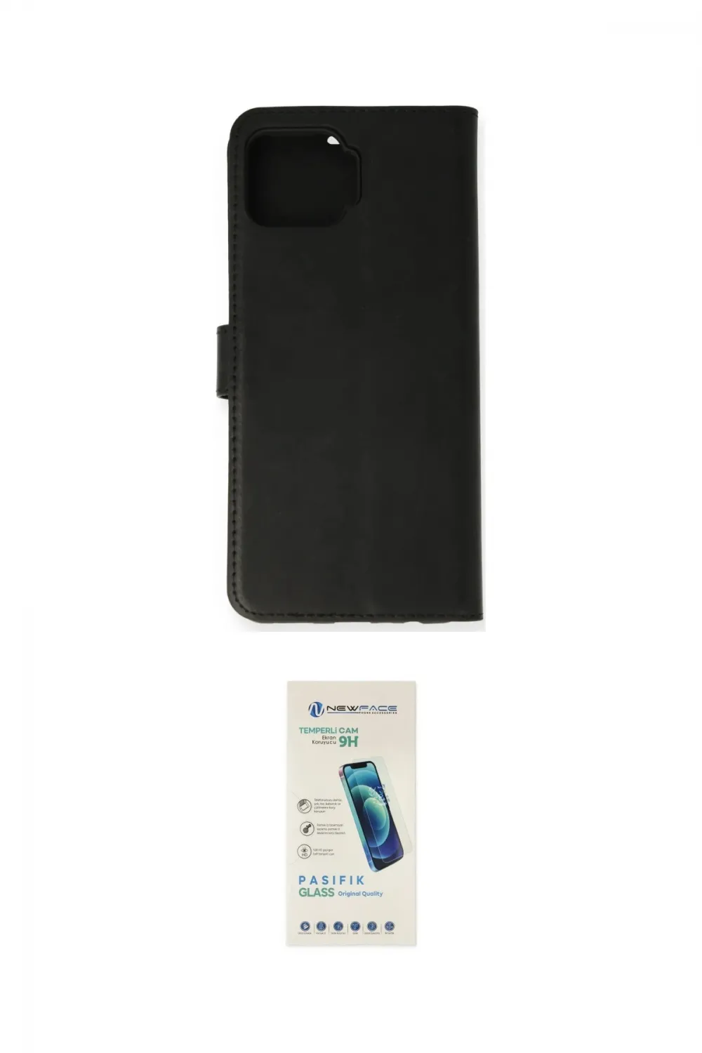 ieg™ Oppo A73 Kılıf Siluet Işık Serisi - Şeffaf Pasifik Cam Ekran Koruyucu