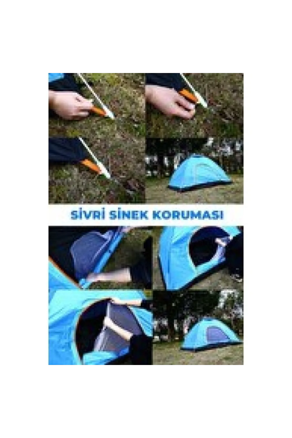 Otomatik Havada Açılan Su Geçirmez Çadır 4 Kişilik