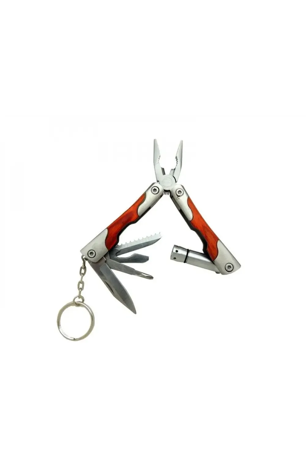 ieg™ P 1172 Ahşap Mini Çok Amaçlı Pense / Çakı 7cm - Ahşap Metal Sap (Multitool)