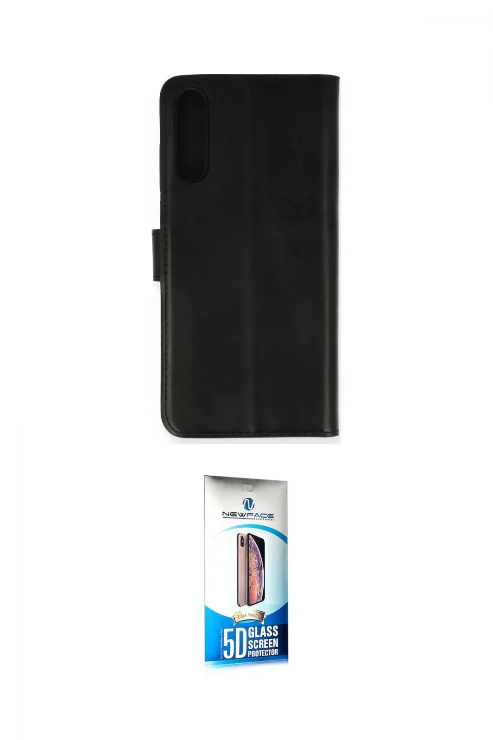 ieg™ P Smart S Kılıf Siluet Işık Serisi - Siyah 5D Eko Cam Ekran Koruyucu