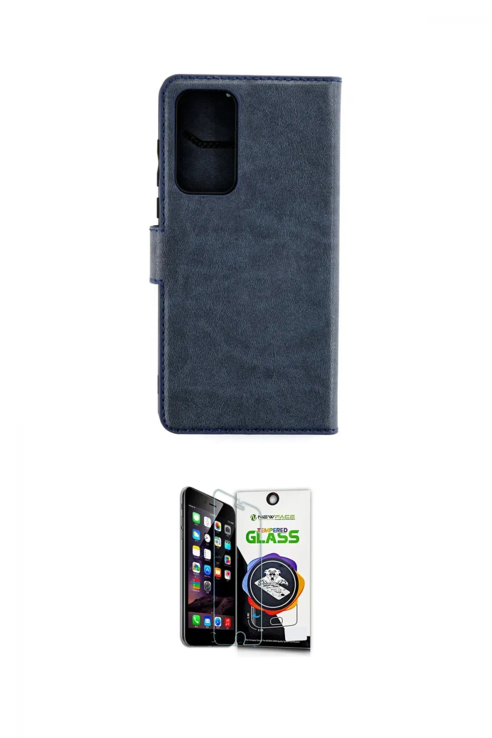 ieg™ P13 Blue 2021 Kılıf Siluet Işık Serisi - Şeffaf Temperli Cam Ekran Koruyucu