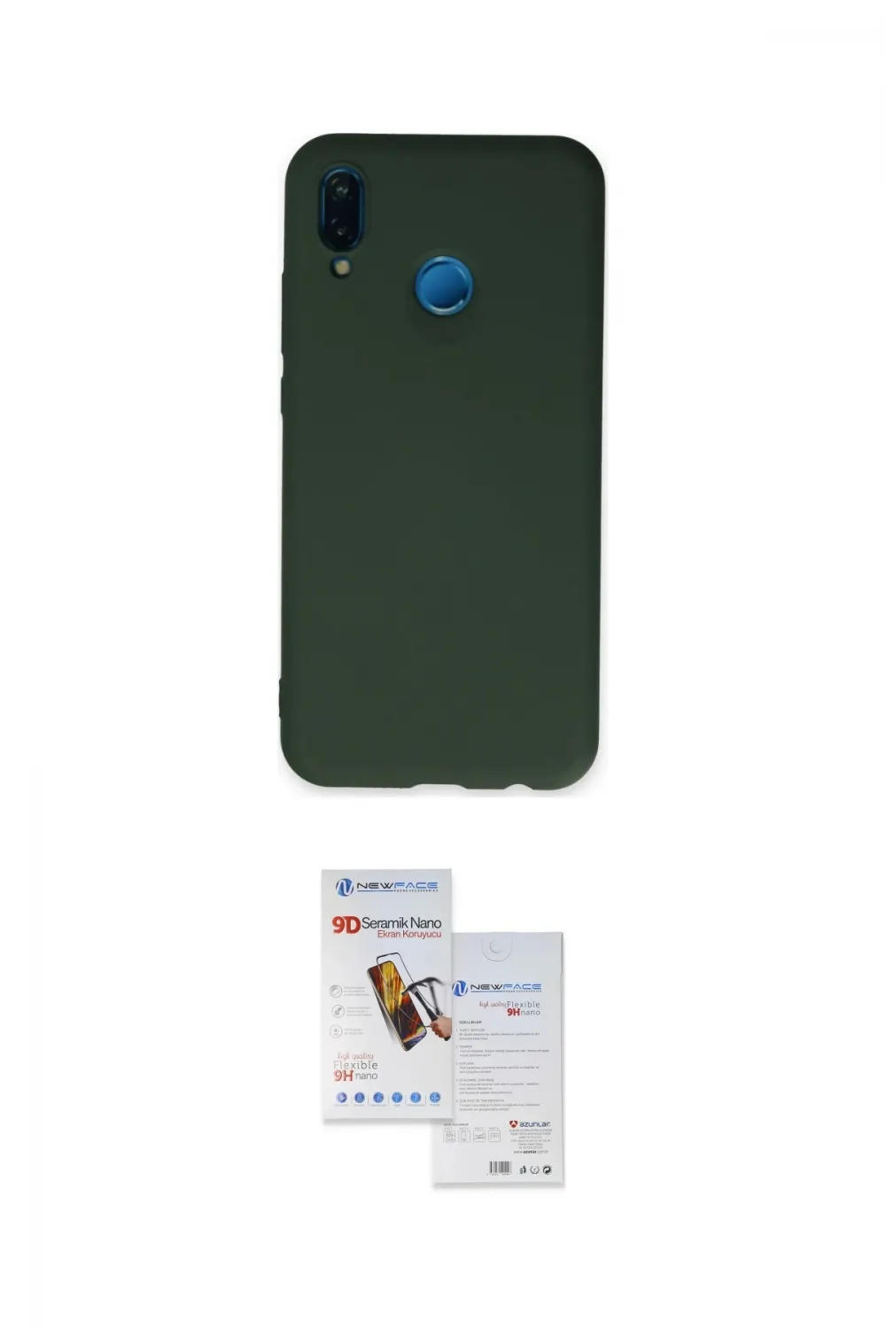 ieg™ P20 Lite Kılıf Ahenk Serisi - Siyah Seramik Nano Ekran Koruyucu