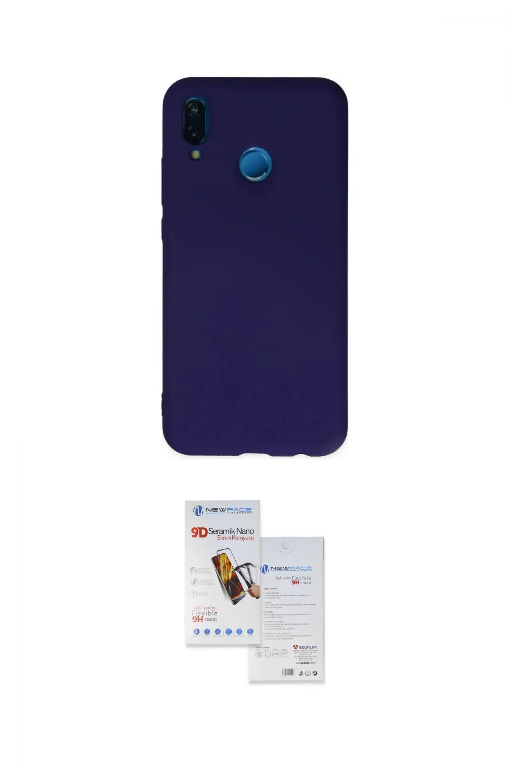 ieg™ P20 Lite Kılıf Ahenk Serisi - Siyah Seramik Nano Ekran Koruyucu