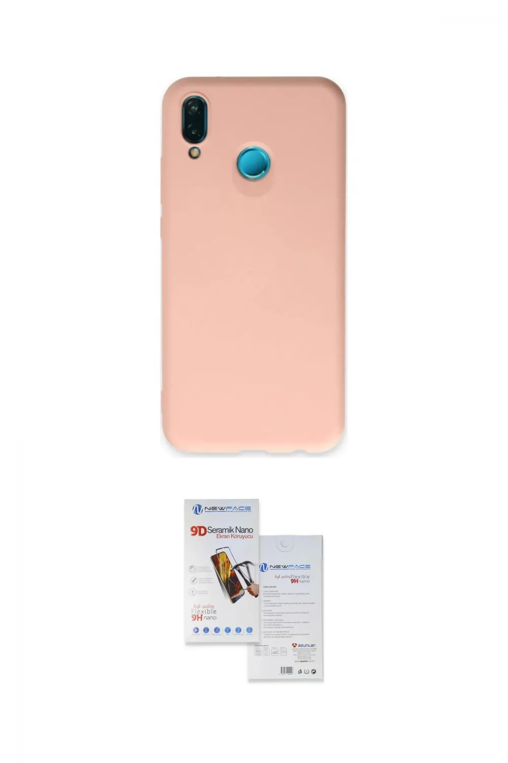ieg™ P20 Lite Kılıf Ahenk Serisi - Siyah Seramik Nano Ekran Koruyucu