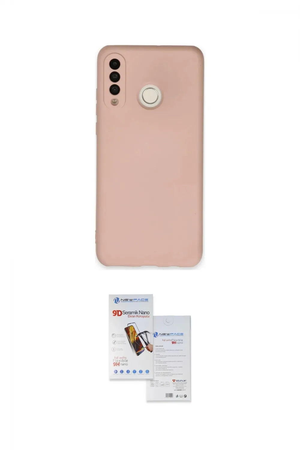 ieg™ P30 Lite Kılıf Ahenk Serisi - Siyah Seramik Nano Ekran Koruyucu