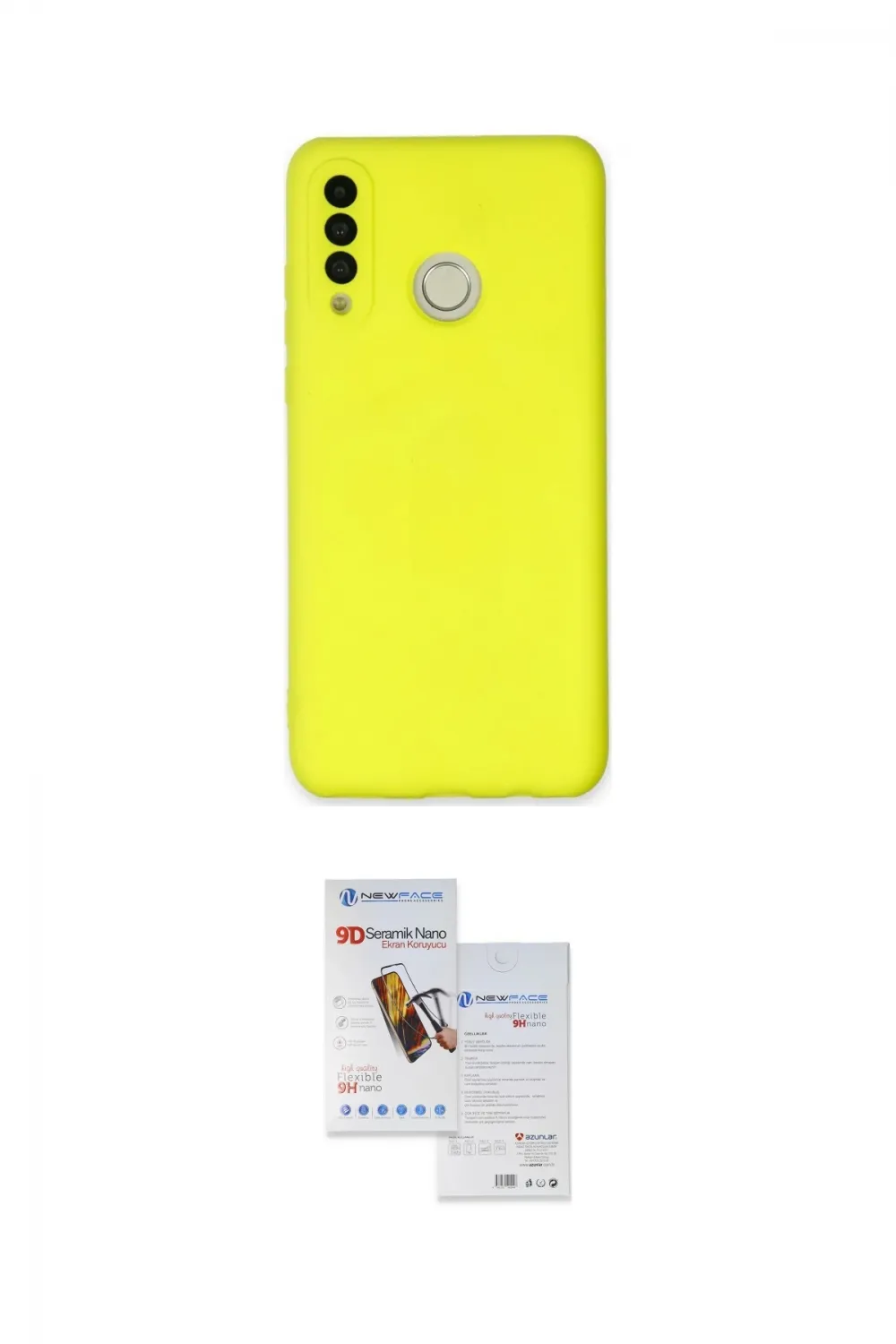 ieg™ P30 Lite Kılıf Ahenk Serisi - Siyah Seramik Nano Ekran Koruyucu