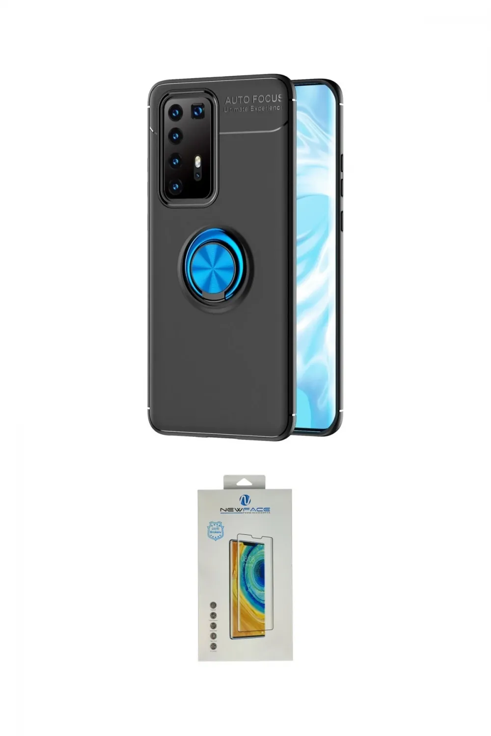 ieg™ P40 Pro Kılıf Yankı Form Prime - Şeffaf Polymer Nano Ekran Koruyucu
