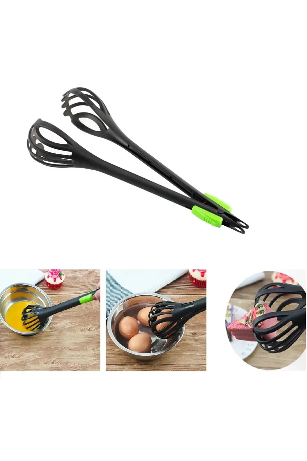 ieg™ Paslanmaz Mutfak Maşası - 27 Cm Mangal Barbekü Maşası