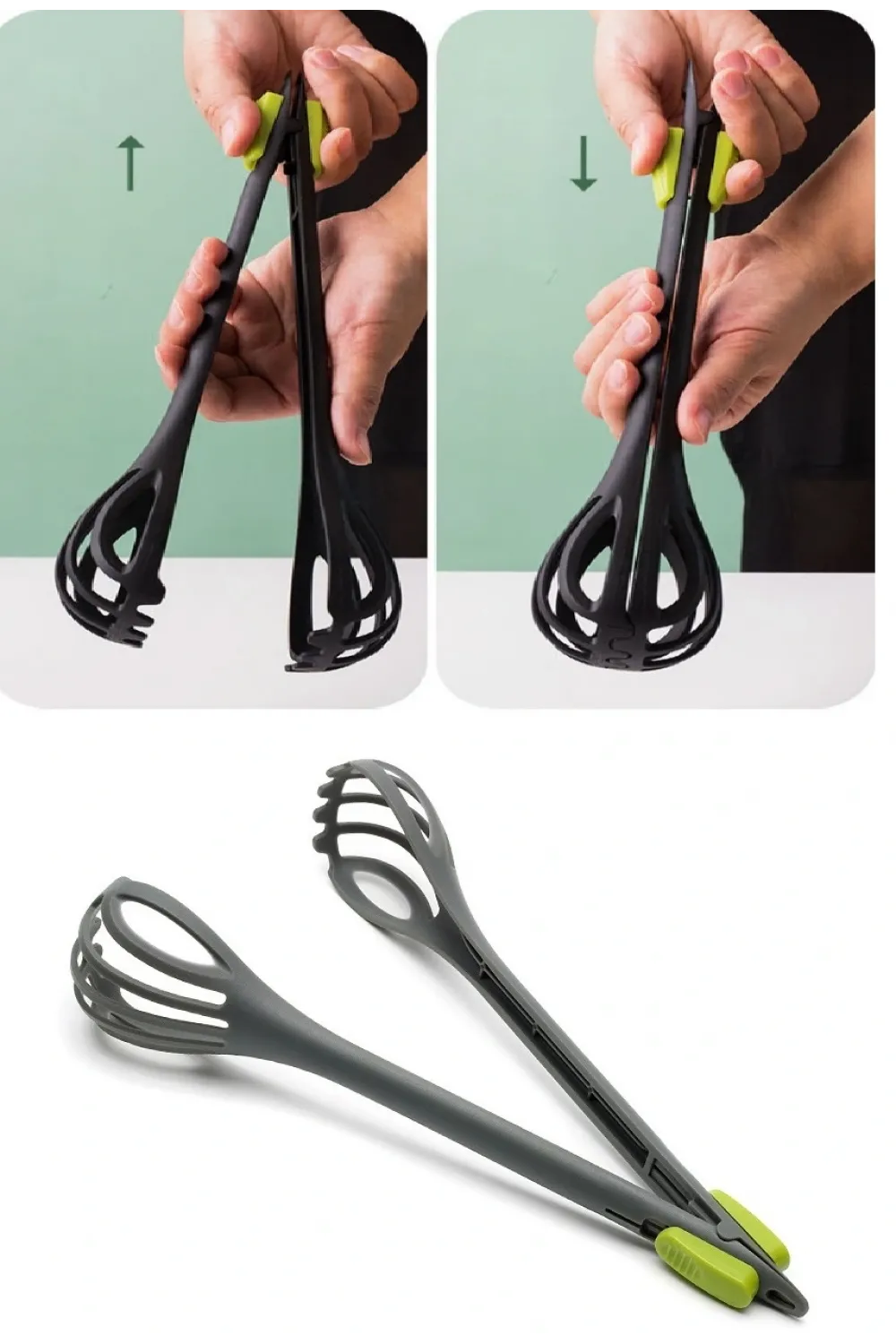 ieg™ Paslanmaz Mutfak Maşası - 27 Cm Mangal Barbekü Maşası