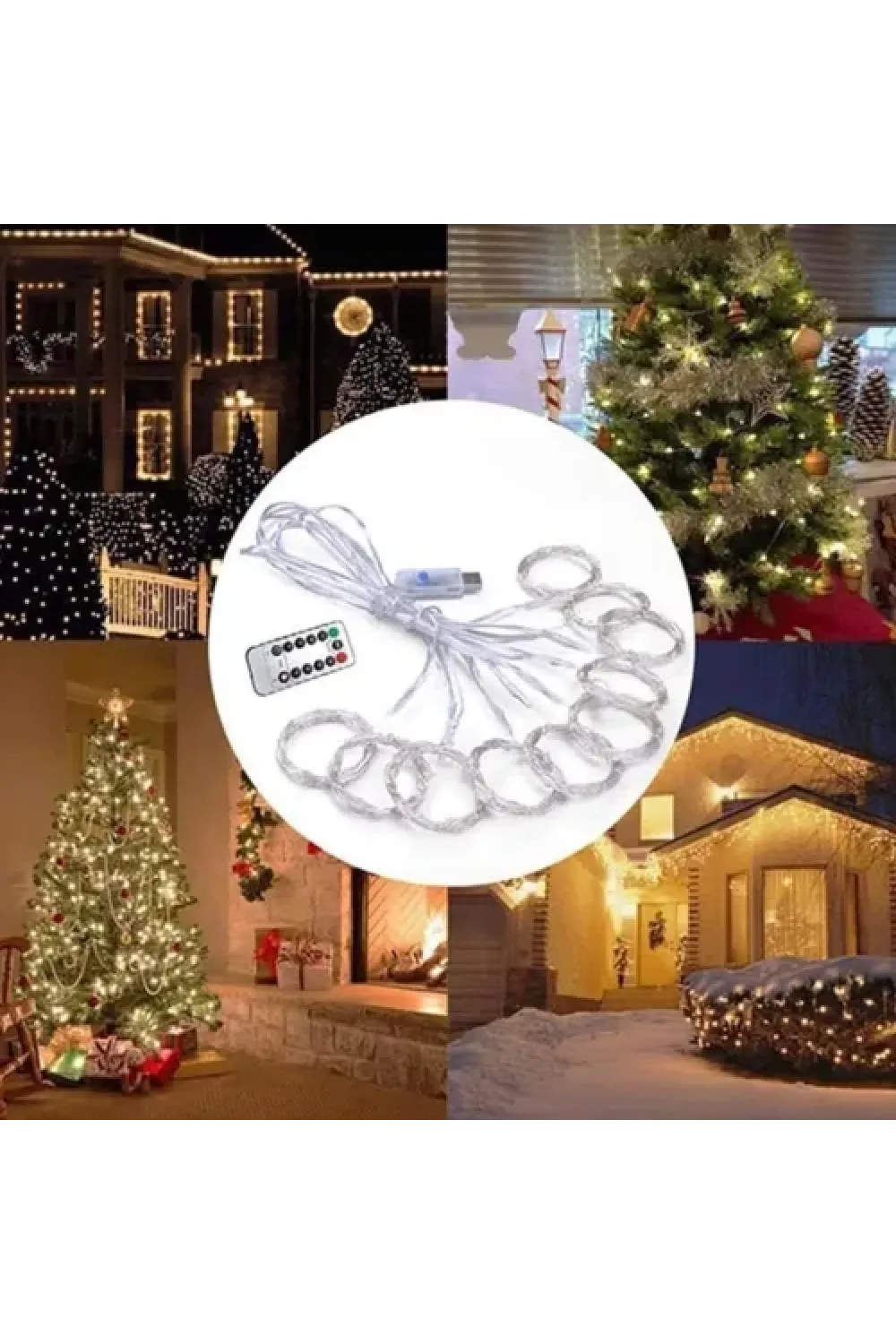 Peri Perde Led 3*3m 300 Led Gün Işığı