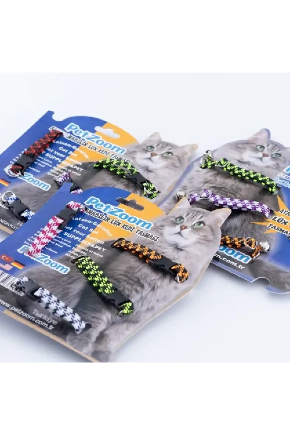 PetZoom Ayarlanabilir Lüks Kedi Tasması