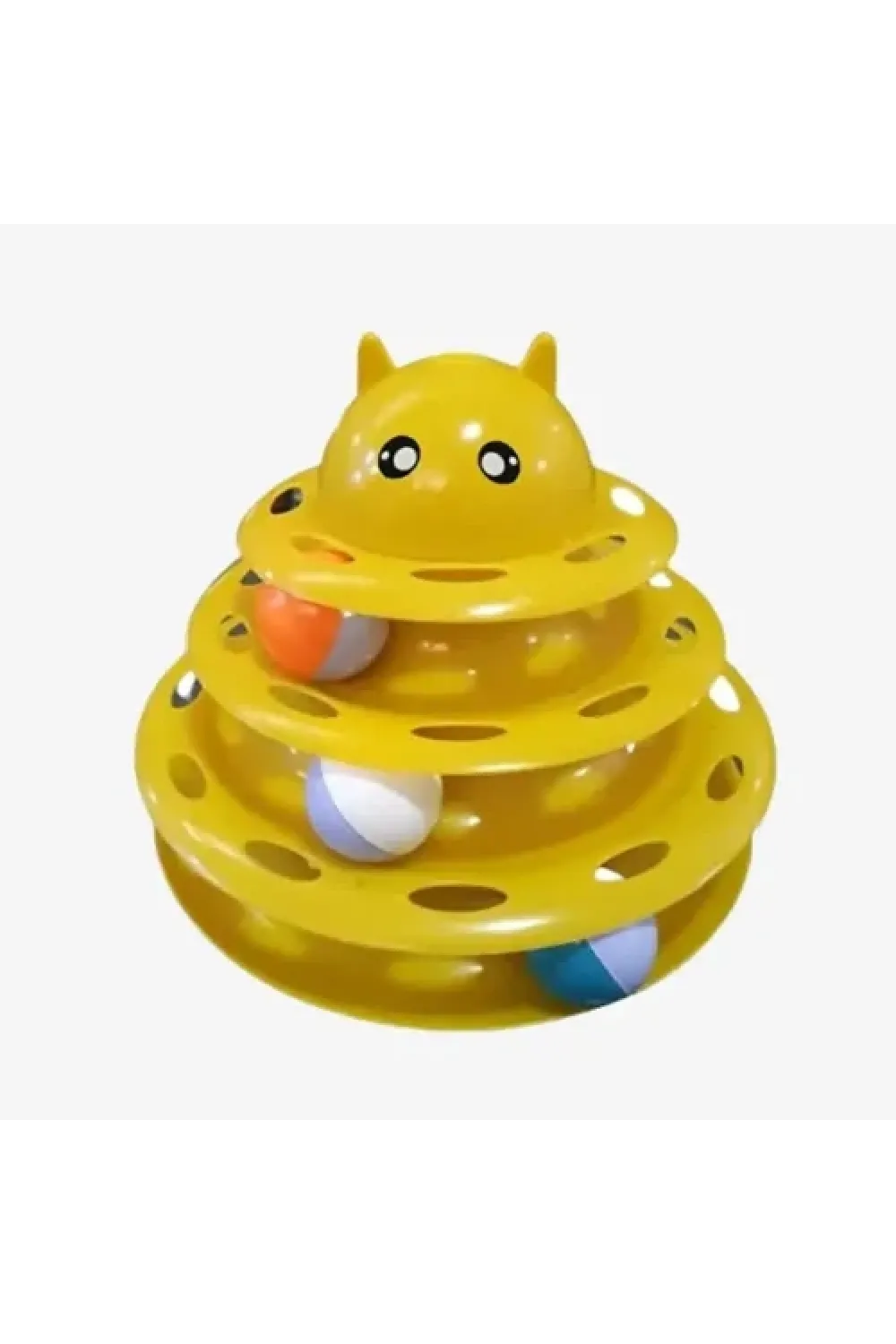 PetZoom Kedi Başlıklı 3 Katlı Kedi Oyuncağı