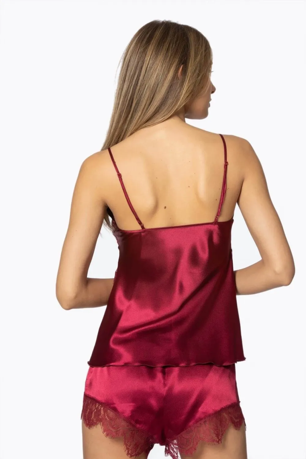 ieg™ Pierre Cardin 2490 Bayan Sabahlıklı Saten Şort Takım
