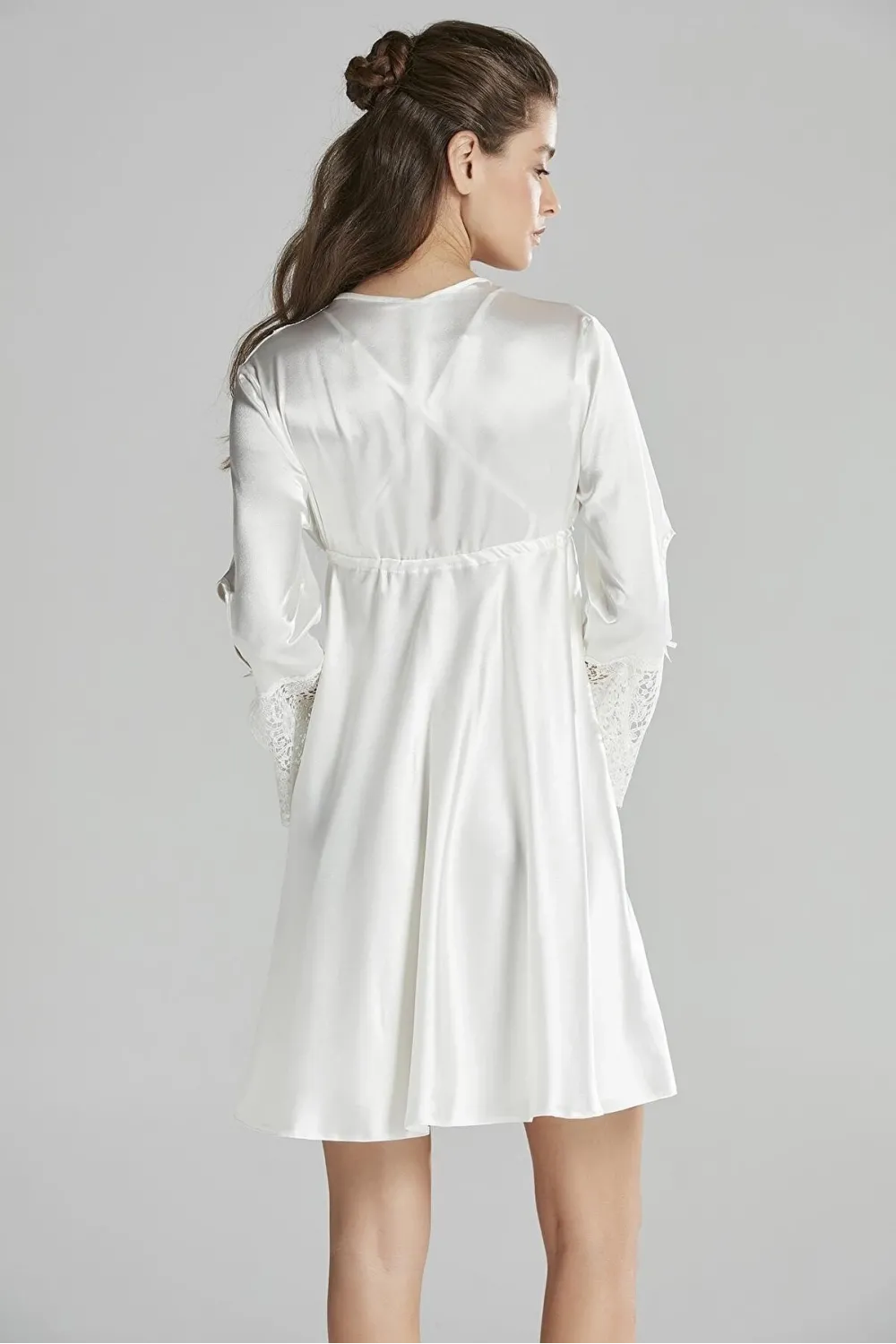 ieg™ Pierre Cardin 6625 Kısa Gecelikli 6lı İpek Set