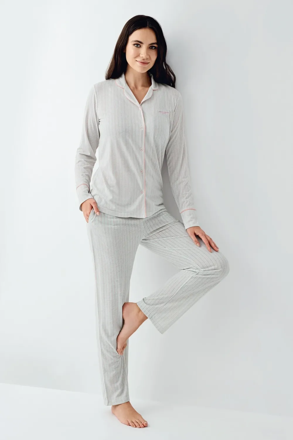 ieg™ Pierre Cardin 9051-S Gömlek Pijama Takımı