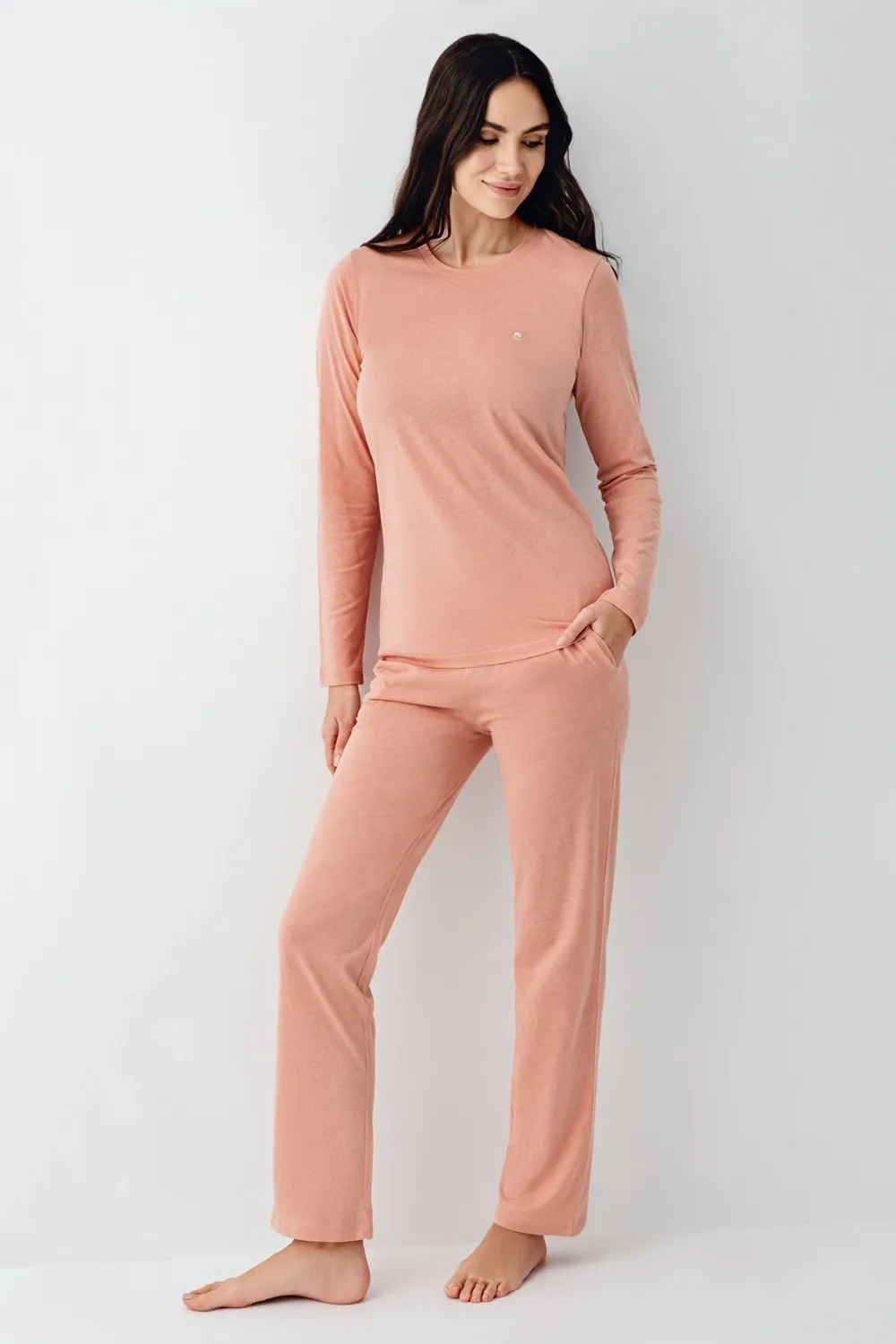 ieg™ Pierre Cardin 9063-S Kadın Uzun Kol Pijama Takım
