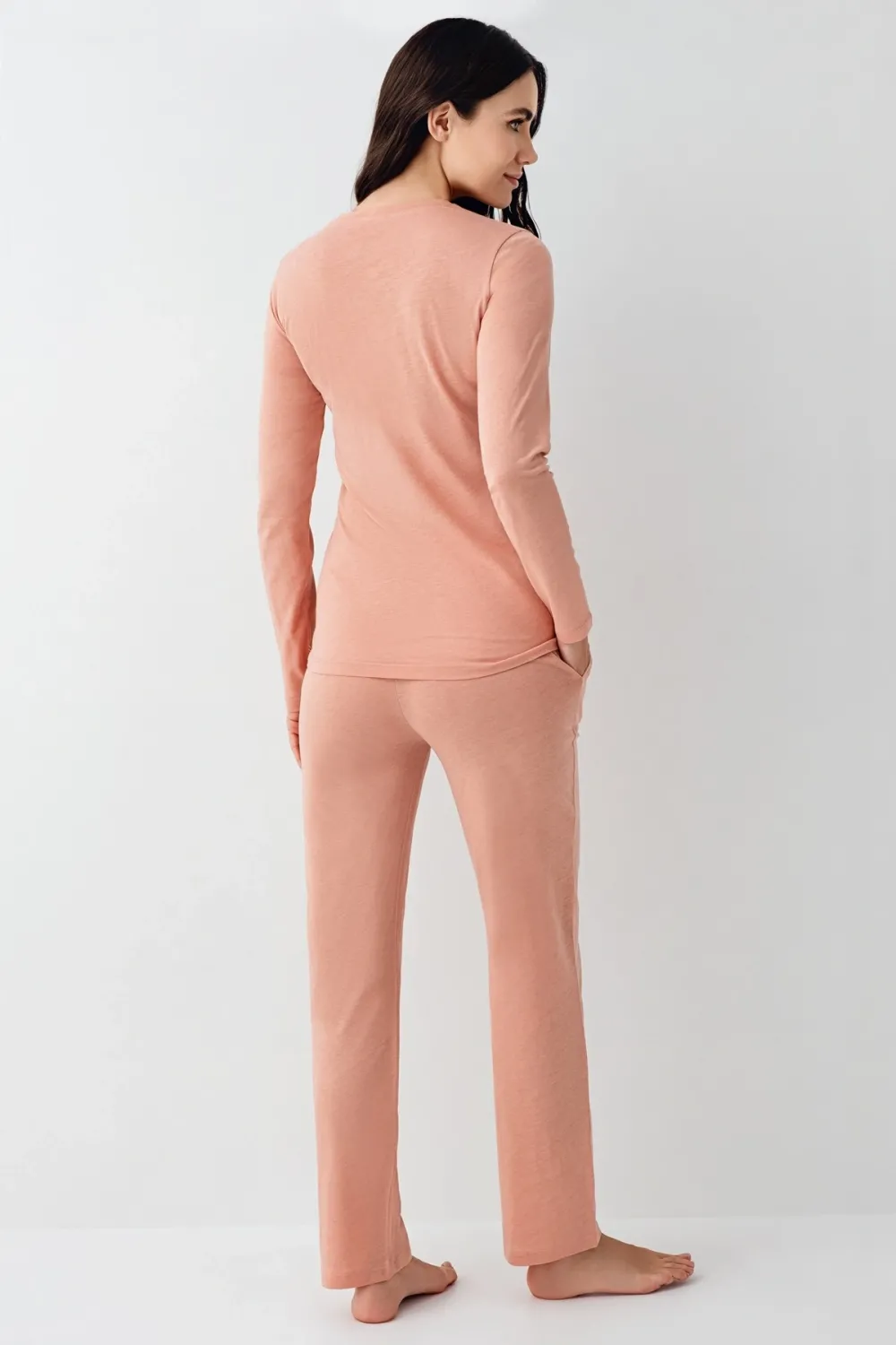 ieg™ Pierre Cardin 9063-S Kadın Uzun Kol Pijama Takım