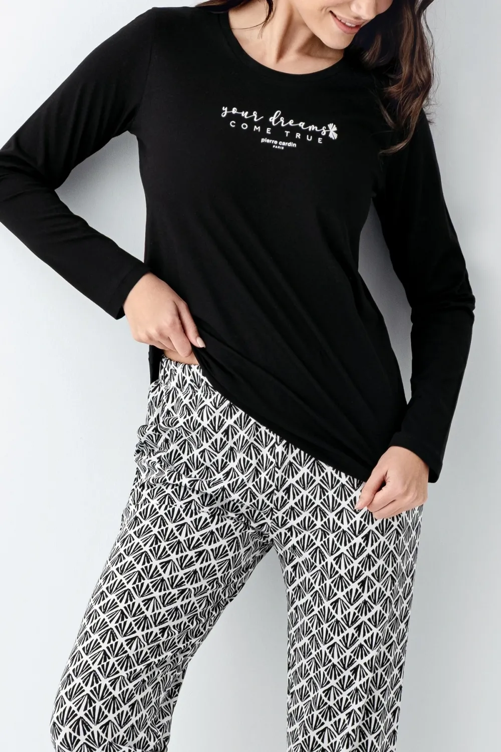 ieg™ Pierre Cardin 9068-S Kadın Uzun Kol Pijama Takım