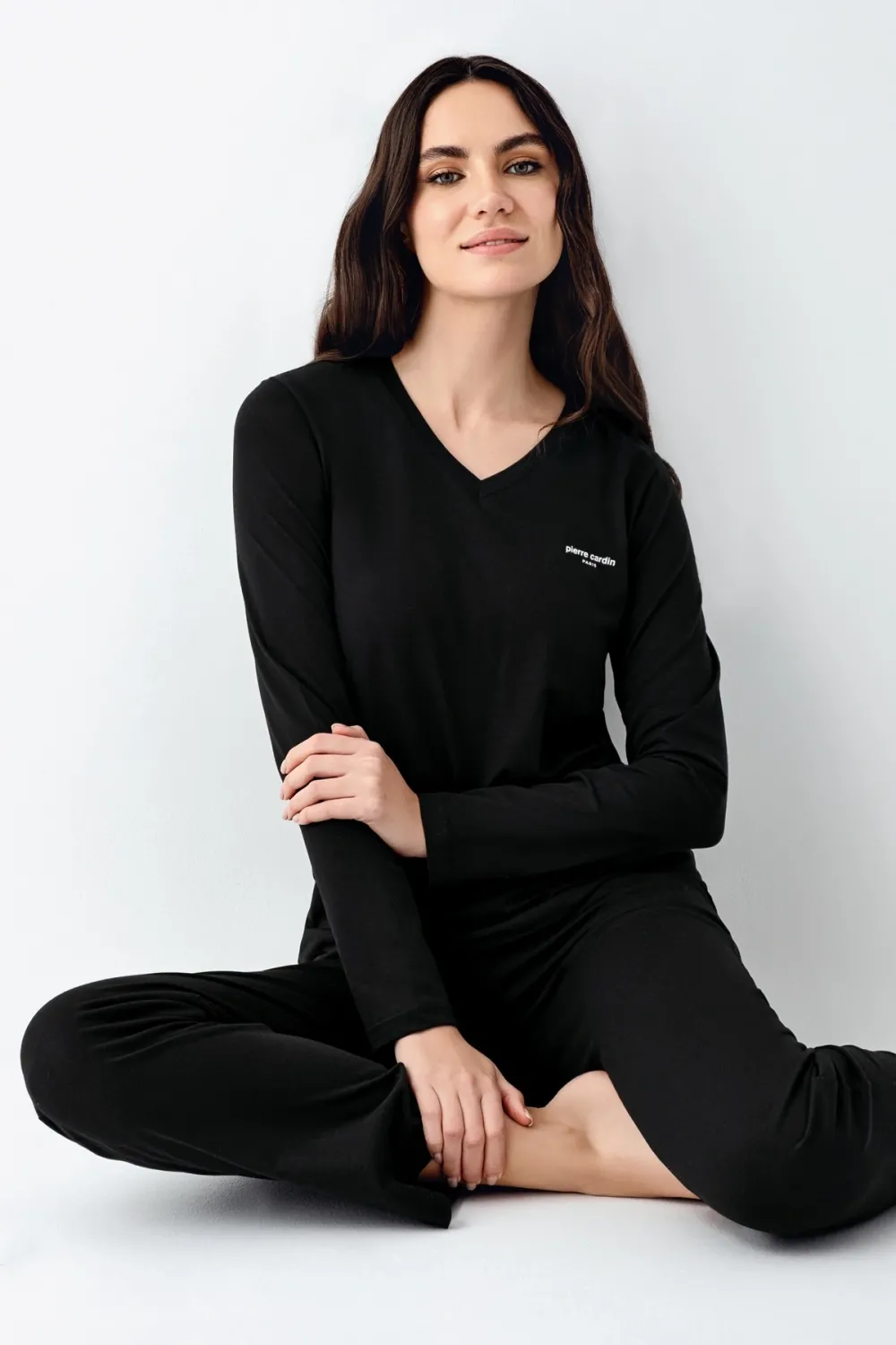 ieg™ Pierre Cardin 9070-X Kadın Battal Uzun Kol Pijama Takım