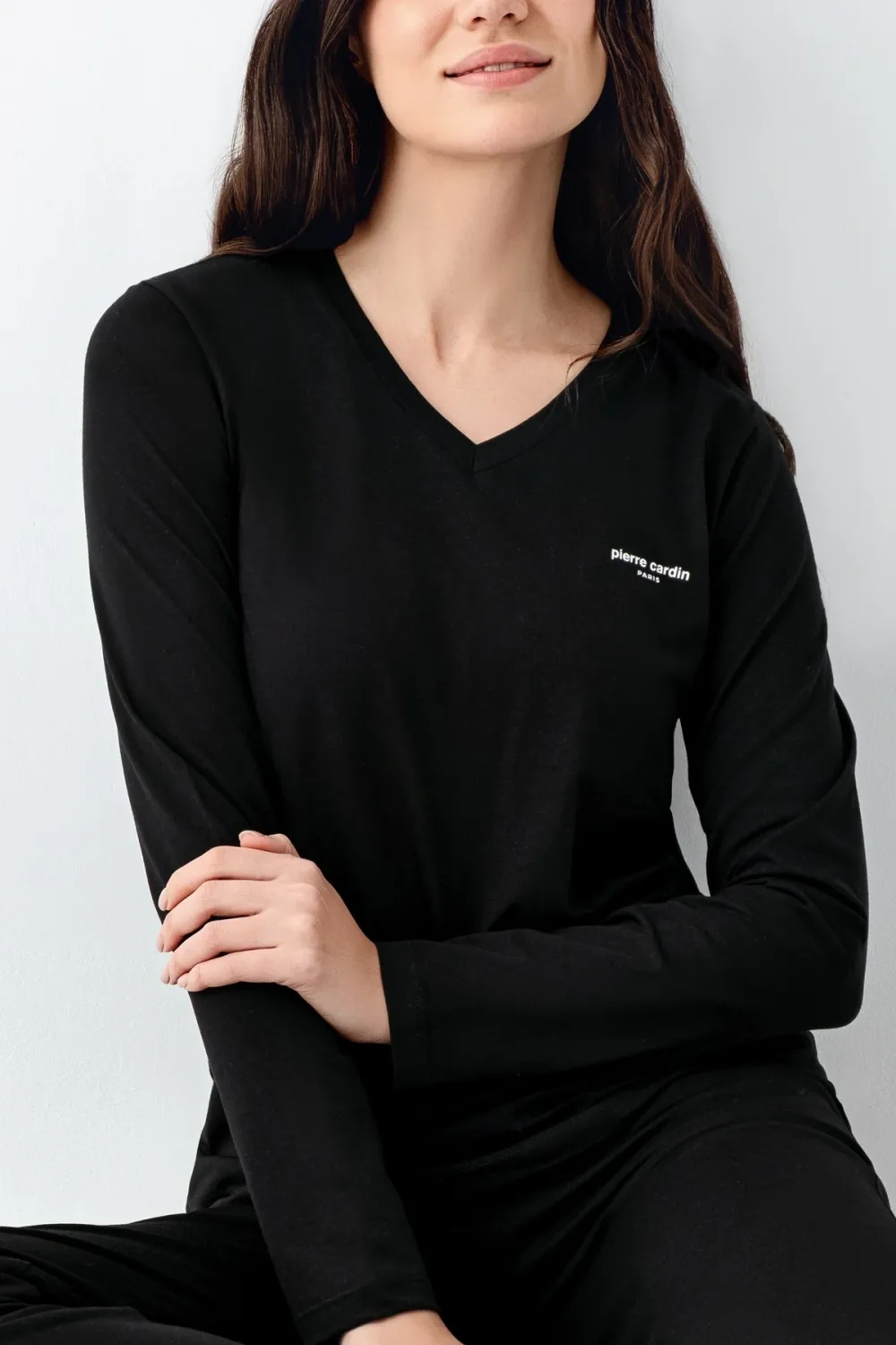 ieg™ Pierre Cardin 9070-X Kadın Battal Uzun Kol Pijama Takım