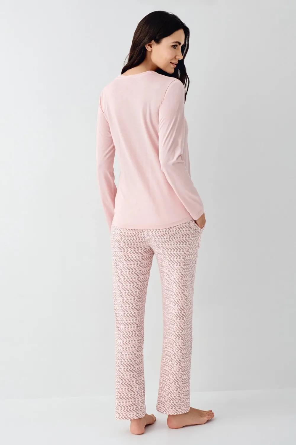 ieg™ Pierre Cardin 9080-S Kadın Uzun Kol Pijama Takım