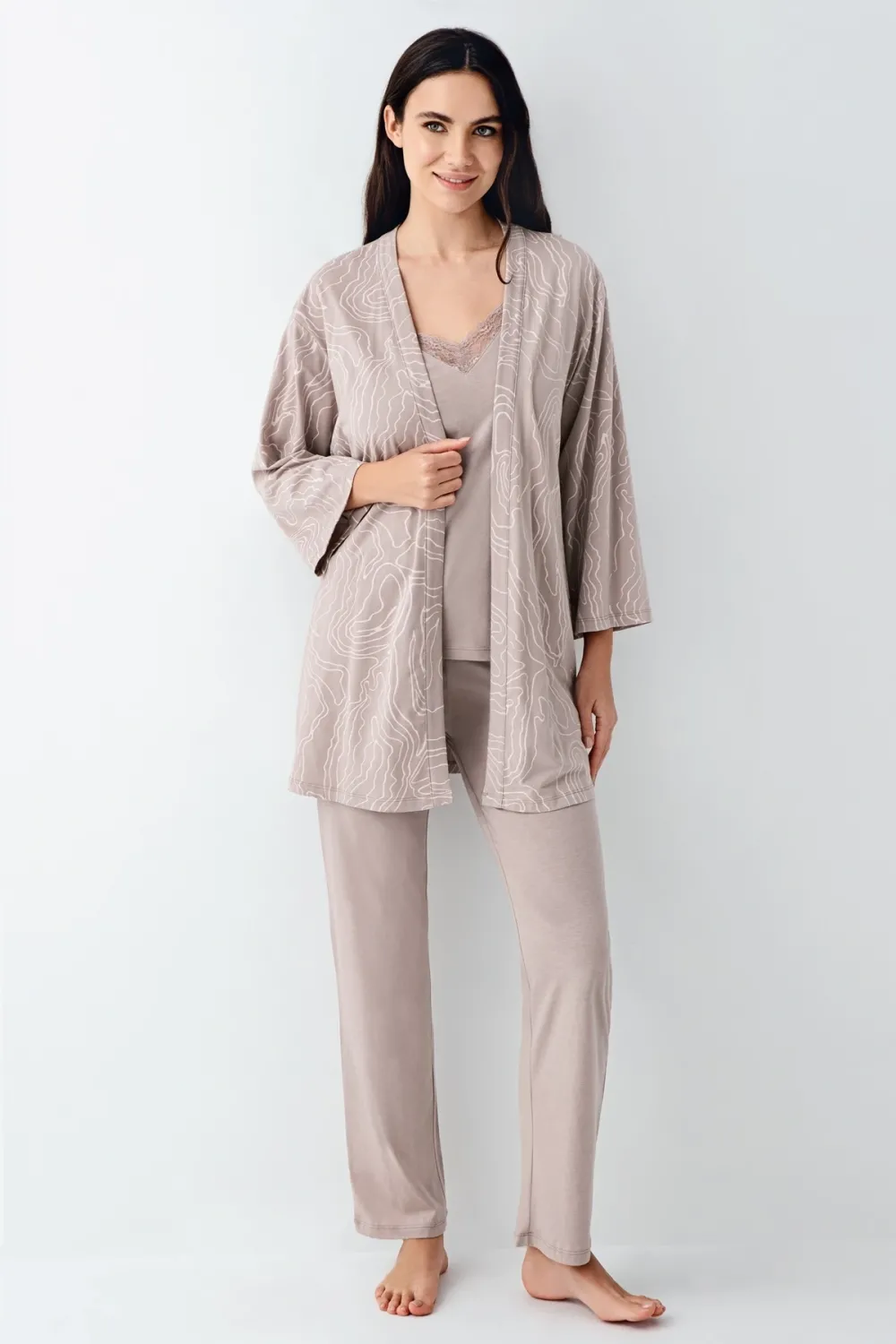 ieg™ Pierre Cardin 9099-S 3lü Pijama Takımı