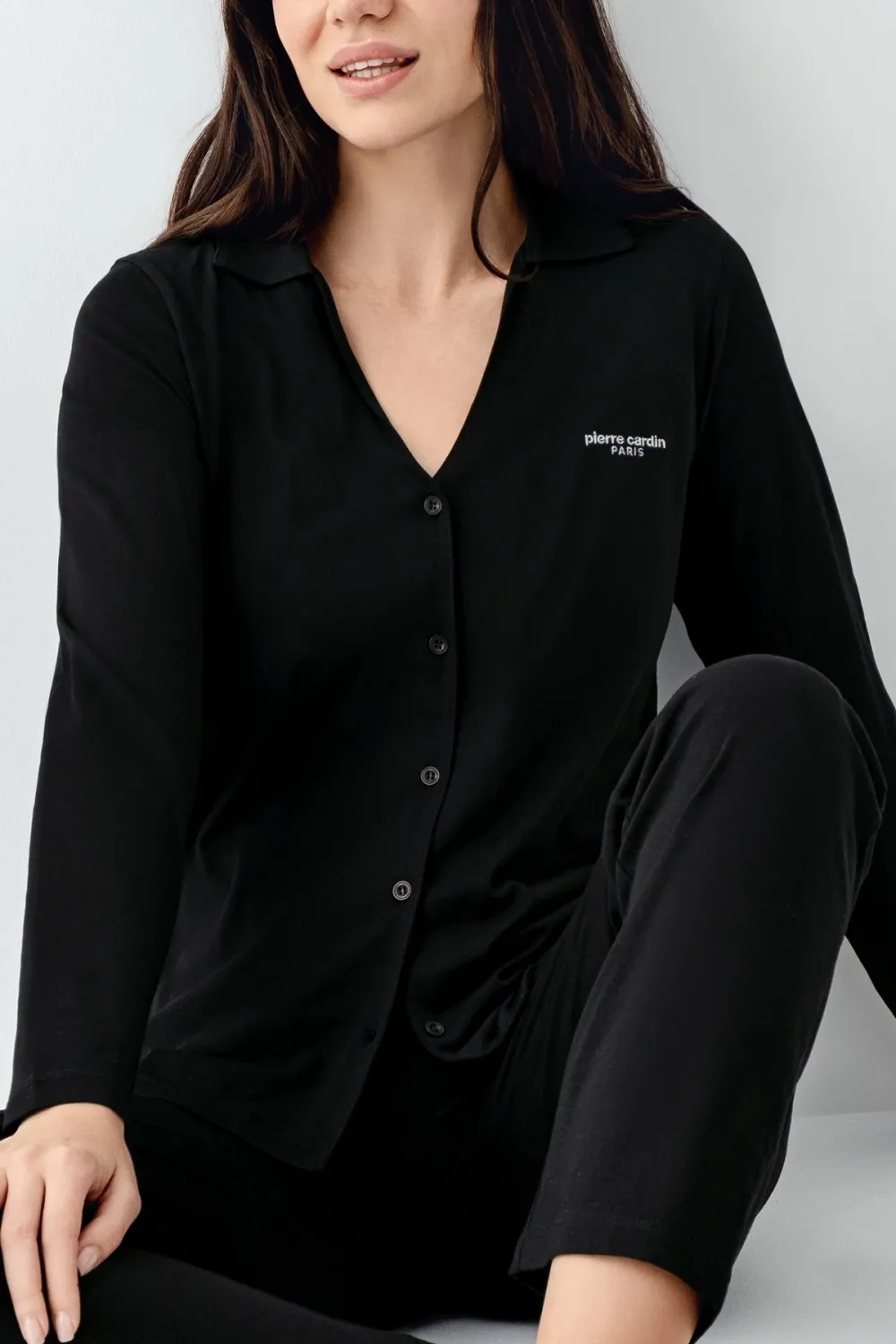 ieg™ Pierre Cardin 9115-S Kadın Uzun Kol Pijama Takımı