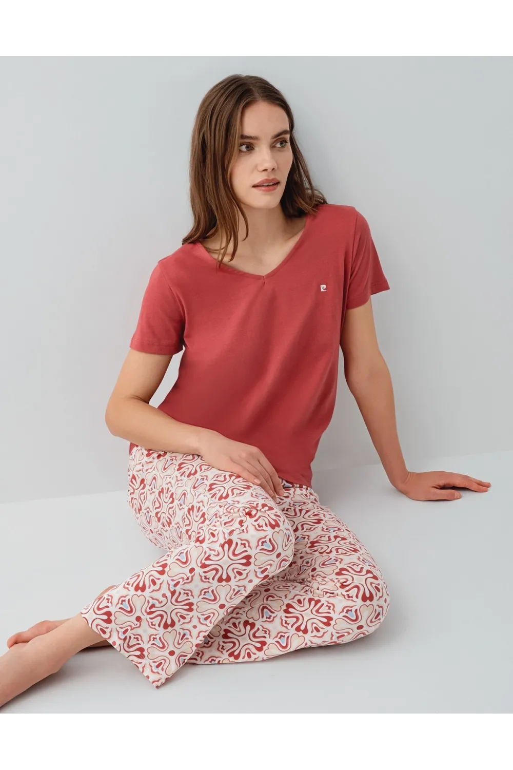 ieg™ Pierre Cardin 9195-X Kadın Kısa Kol Pijama Takımı