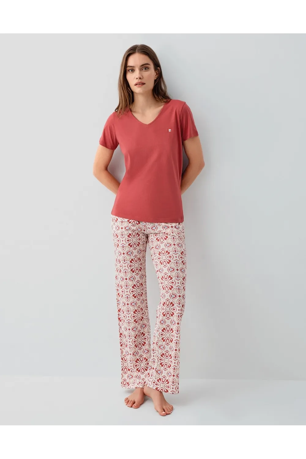 ieg™ Pierre Cardin 9195-X Kadın Kısa Kol Pijama Takımı