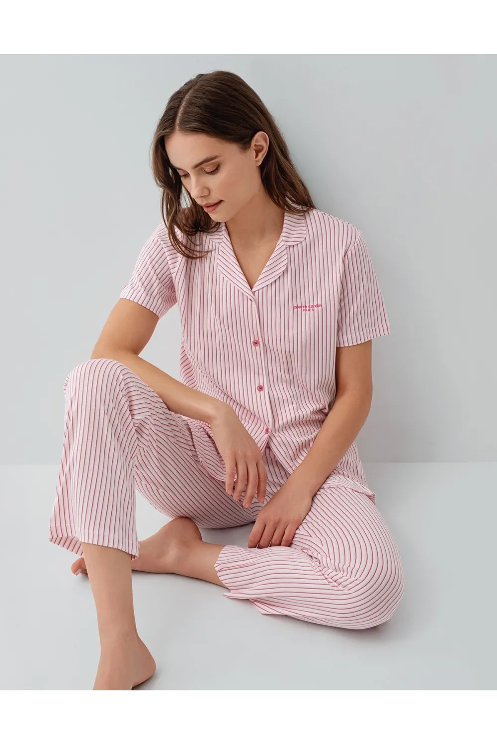ieg™ Pierre Cardin 9204-S Kadın Gömlek Pijama Takım