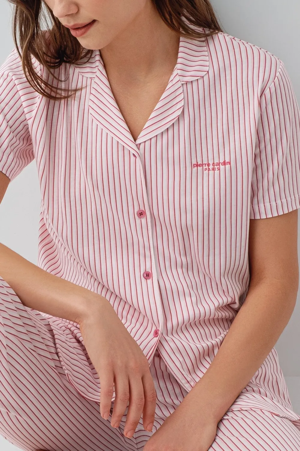 ieg™ Pierre Cardin 9204-S Kadın Gömlek Pijama Takım